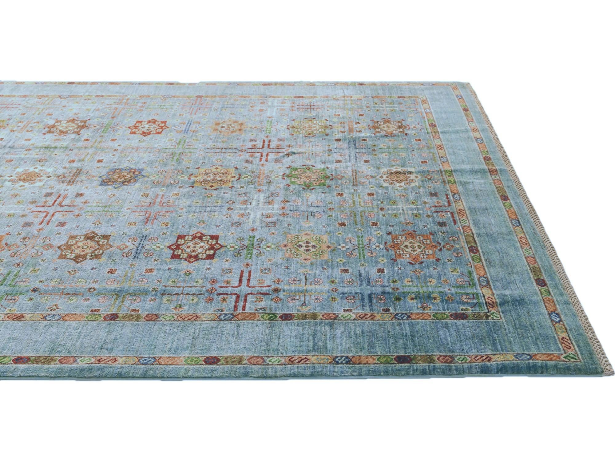 6' 11 x 10' Hand Knotted Ariana Ziegler Rug