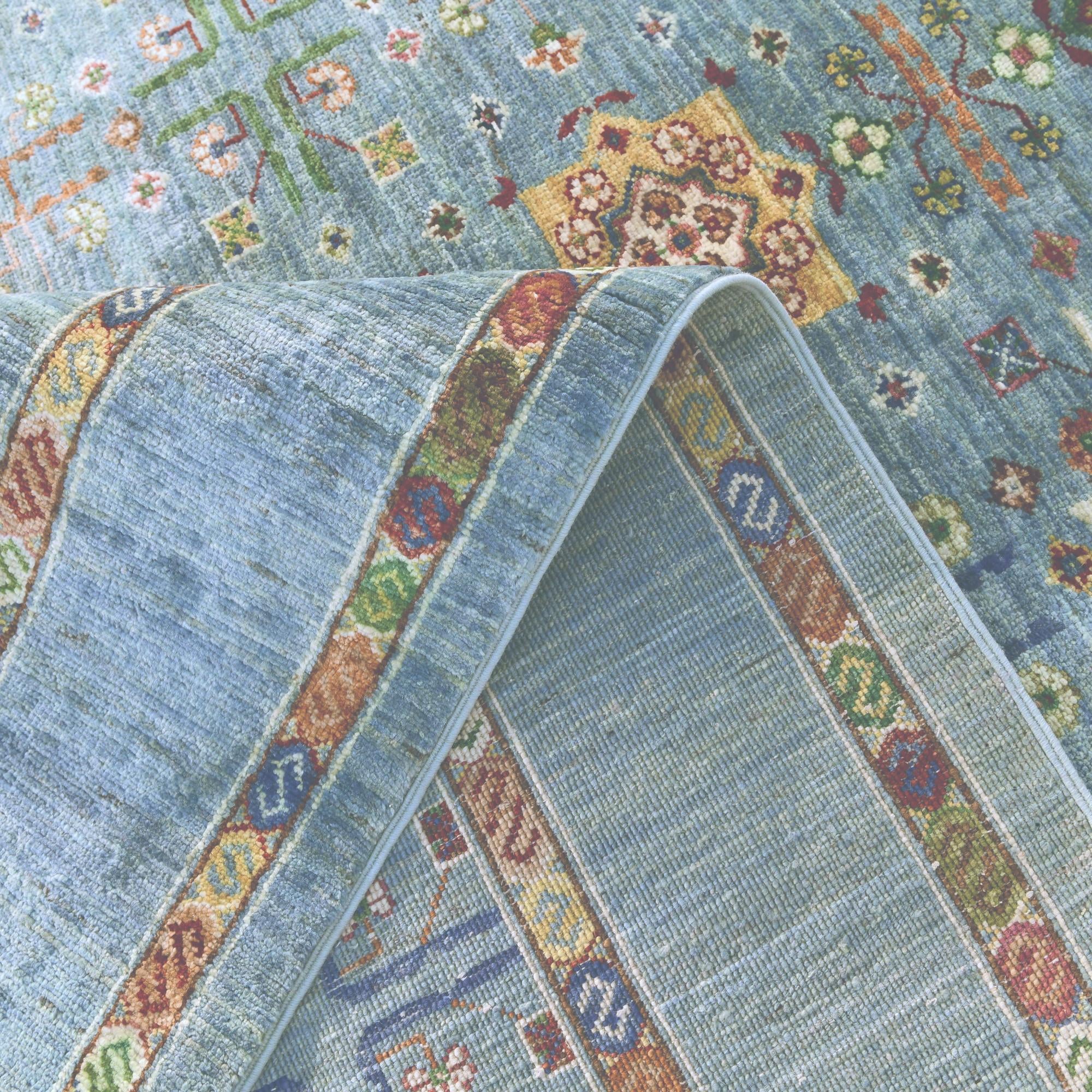 6' 11 x 10' Hand Knotted Ariana Ziegler Rug