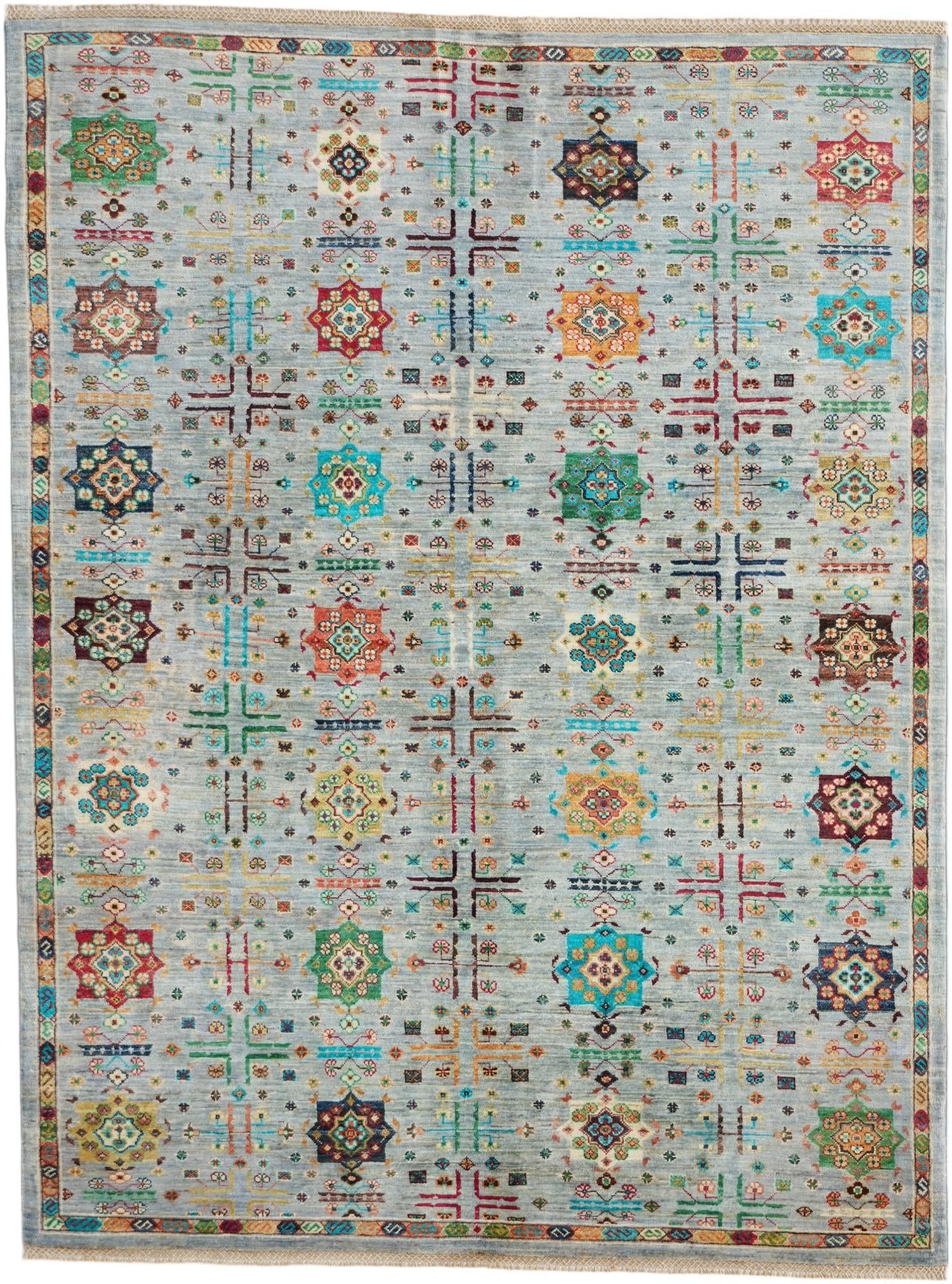 5' 9 x 7' 9 Hand Knotted Ariana Ziegler Rug