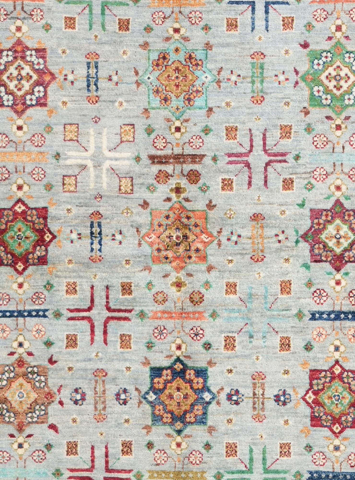 5' 9 x 8' Hand Knotted Ariana Ziegler Rug