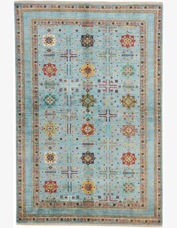 5' 8 x 8' 6 Hand Knotted Ariana Ziegler Rug