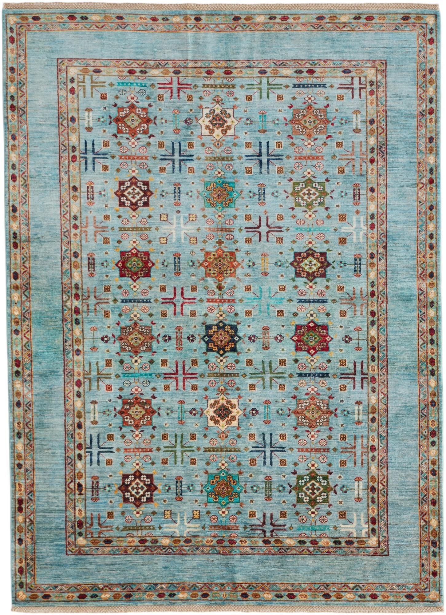 5' 10 x 8' 1 Hand Knotted Ariana Ziegler Rug