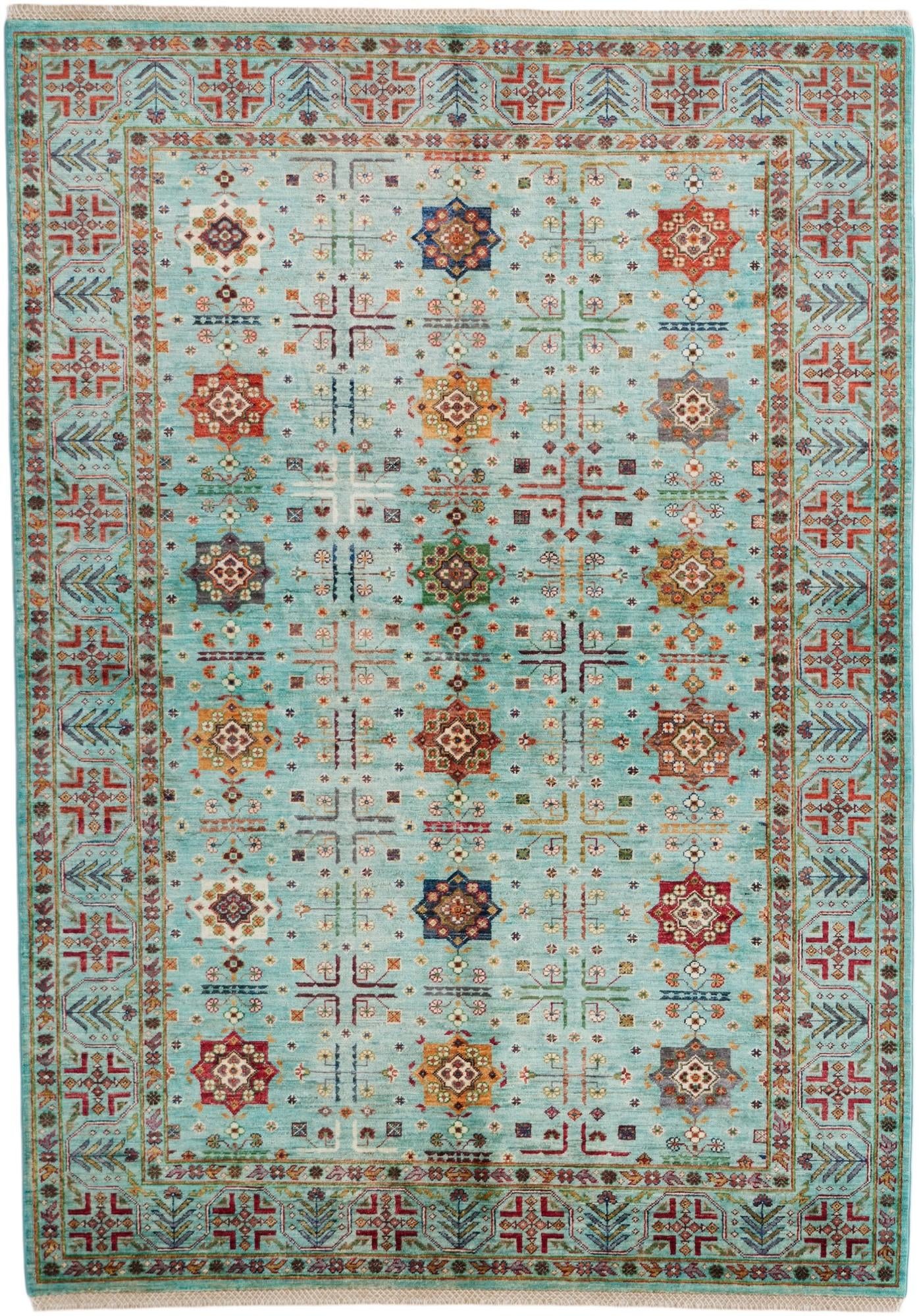 5' 8 x 8' 1 Hand Knotted Ariana Ziegler Rug