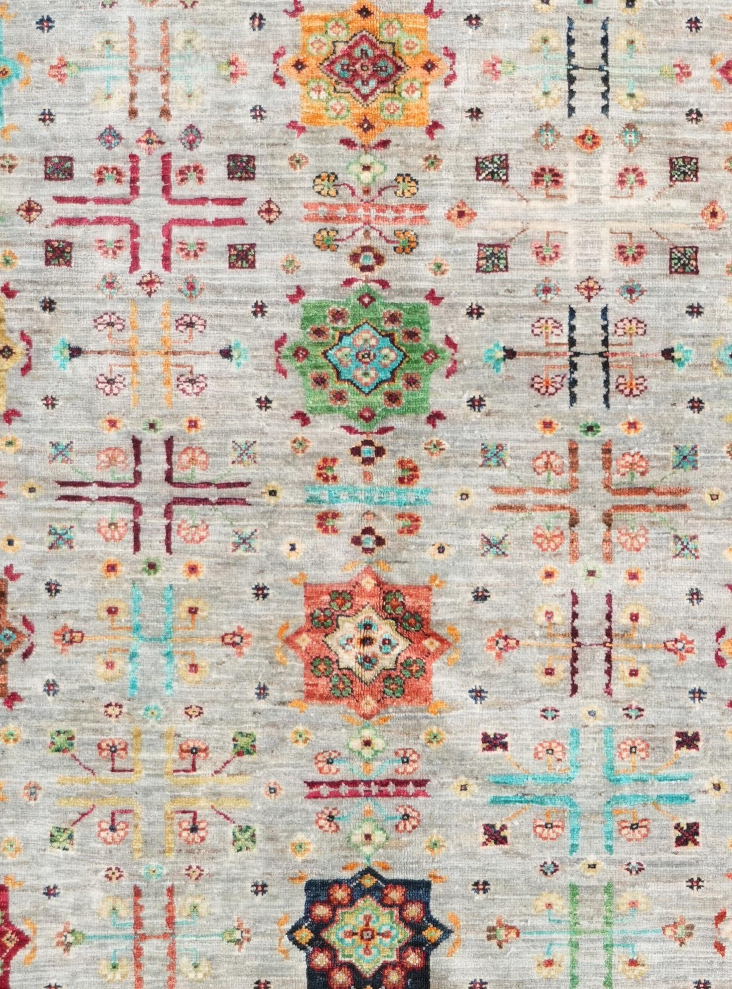 5' 7 x 8' Hand Knotted Ariana Ziegler Rug