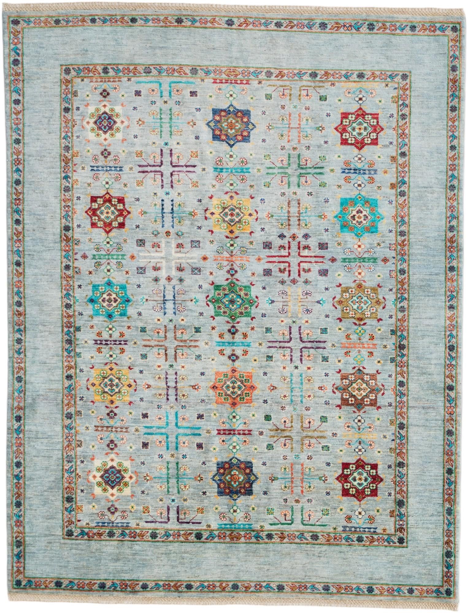 5' 9 x 7' 7 Hand Knotted Ariana Ziegler Rug