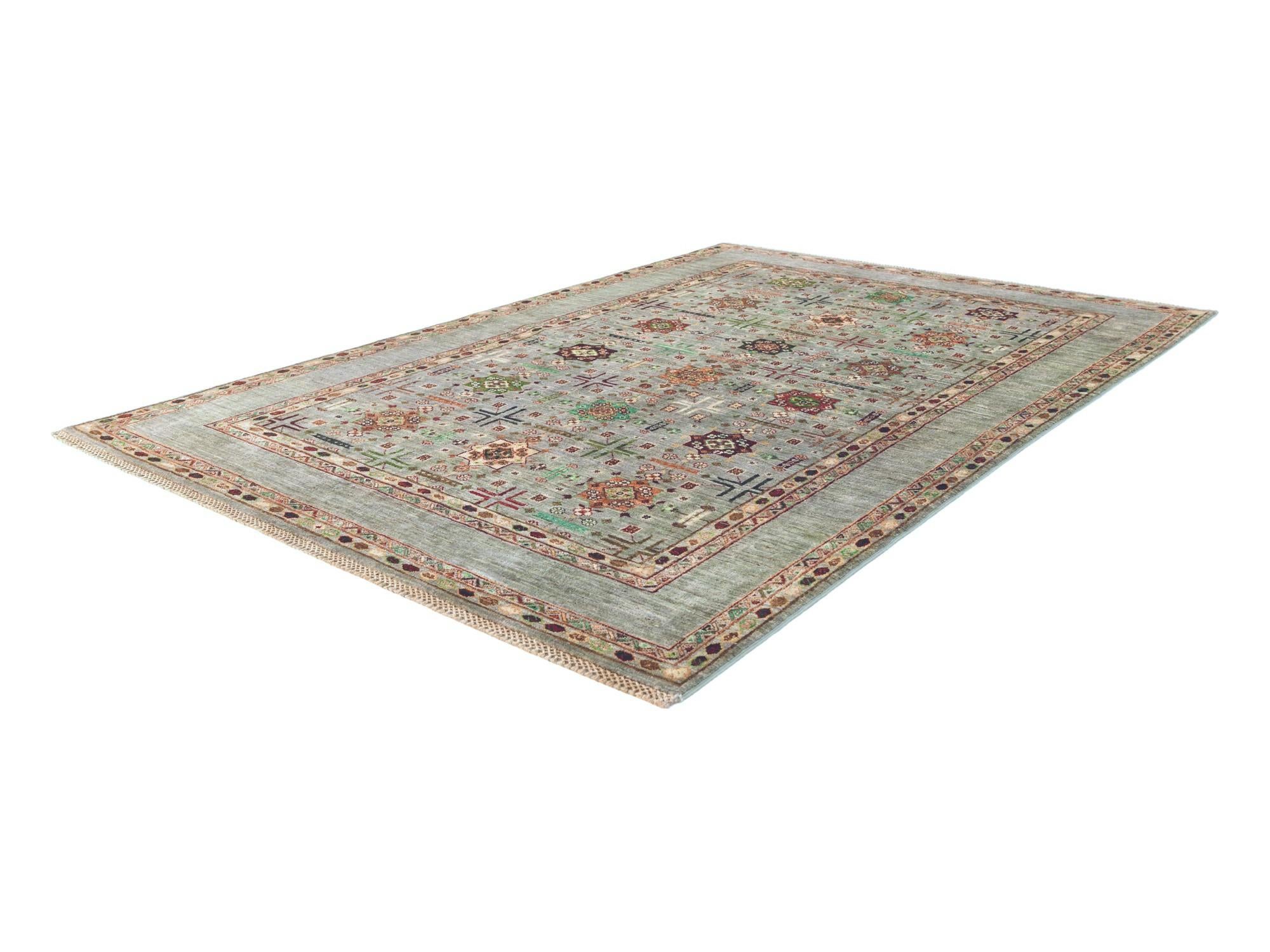 5' 9 x 8' 3 Hand Knotted Ariana Ziegler Rug