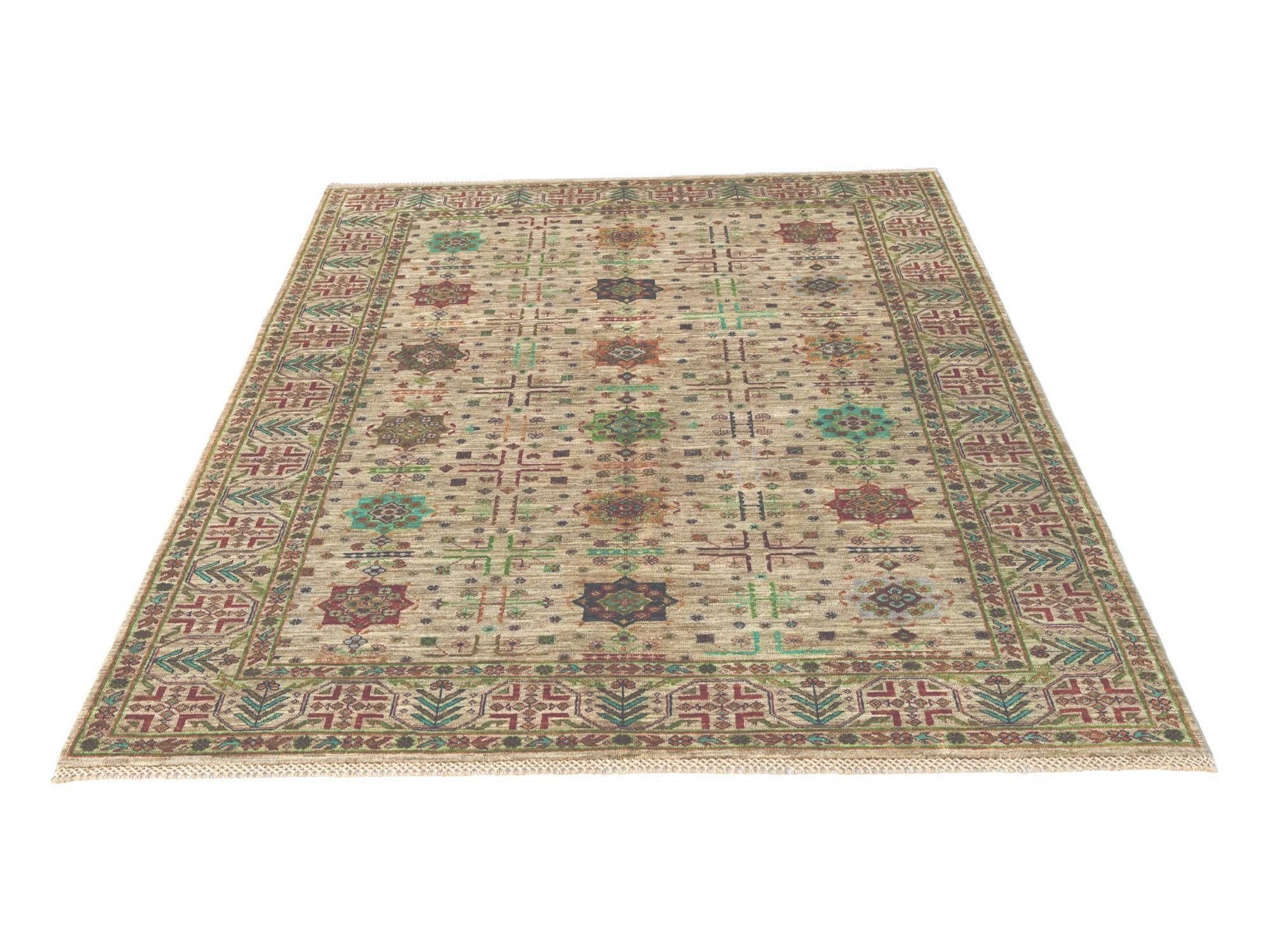 5' 10 x 7' 10 Hand Knotted Ariana Ziegler Rug