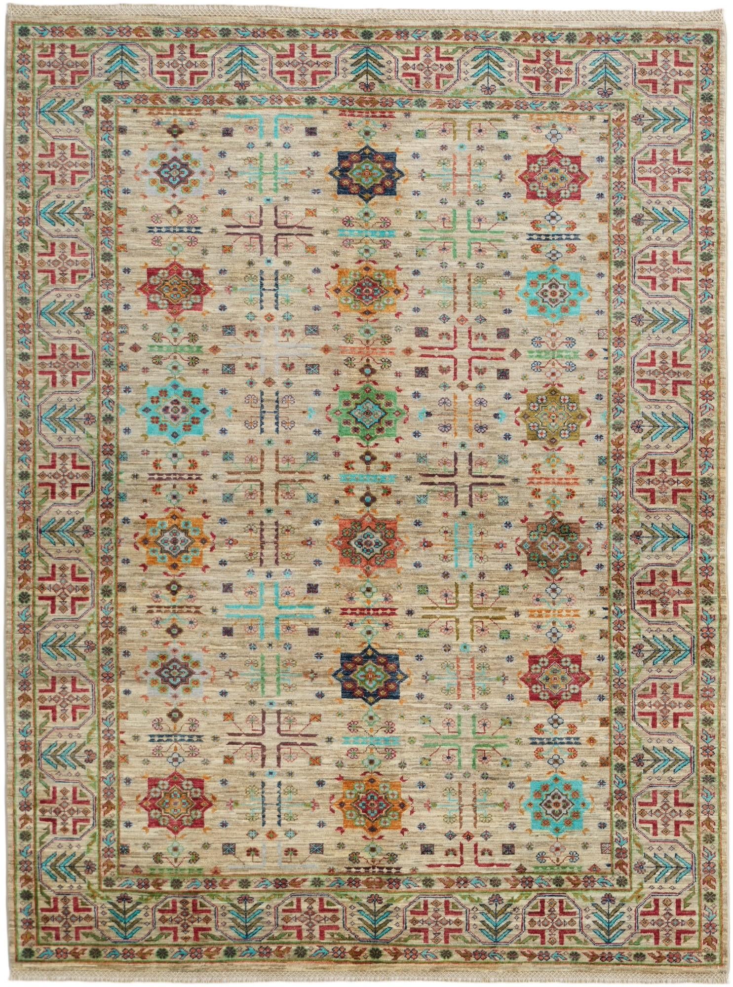 5' 10 x 7' 10 Hand Knotted Ariana Ziegler Rug