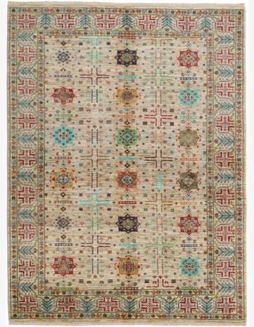 5' 10 x 7' 10 Hand Knotted Ariana Ziegler Rug