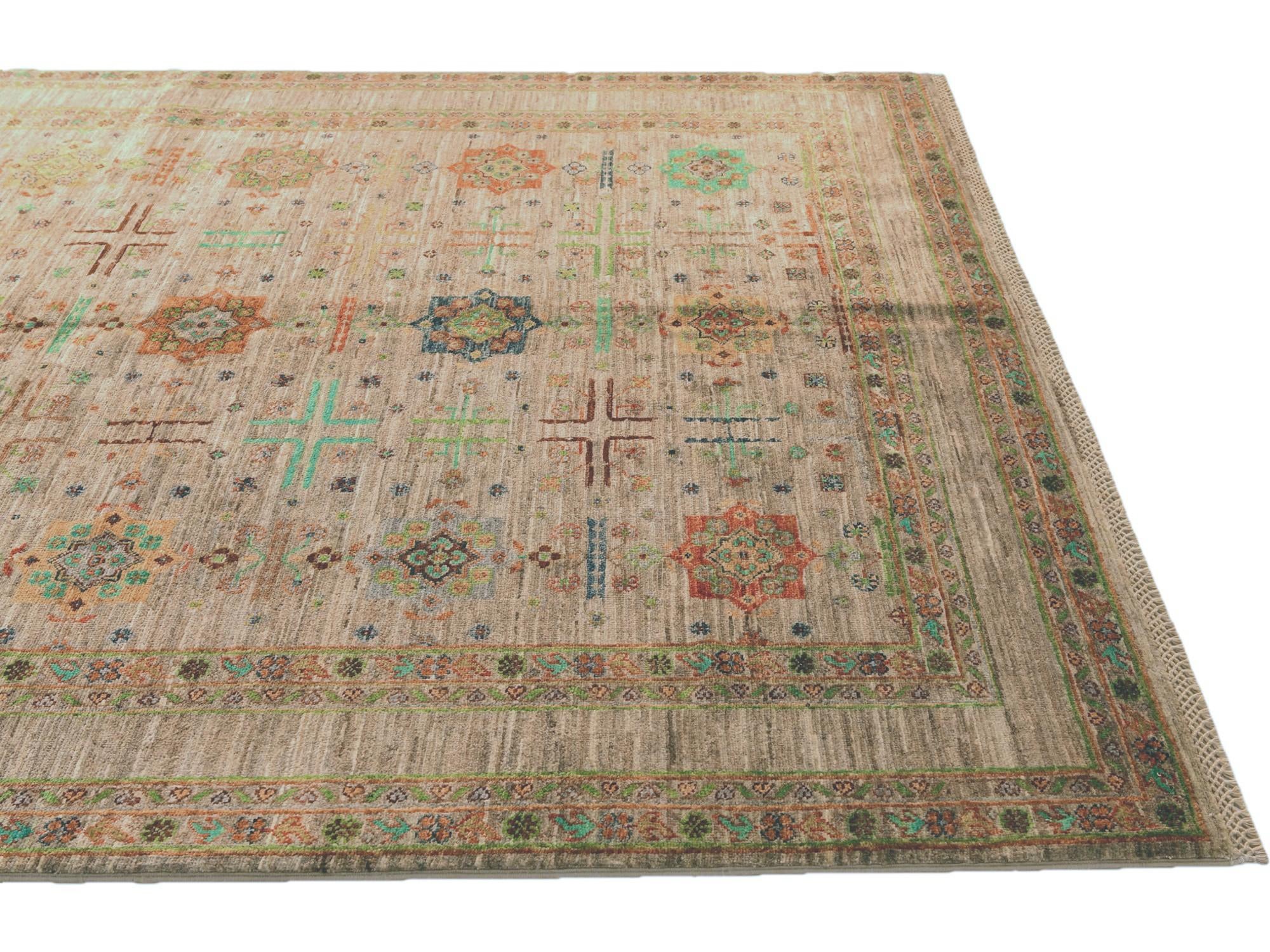 5' 11 x 8' Hand Knotted Ariana Ziegler Rug