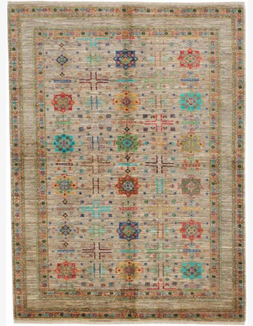 5' 11 x 8' Hand Knotted Ariana Ziegler Rug