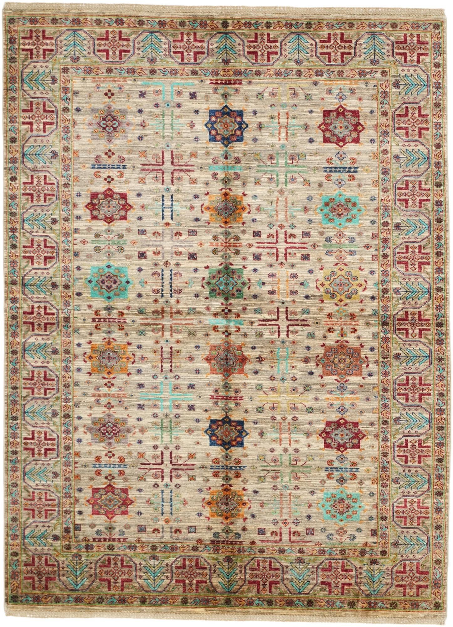5' 10 x 8' Hand Knotted Ariana Ziegler Rug