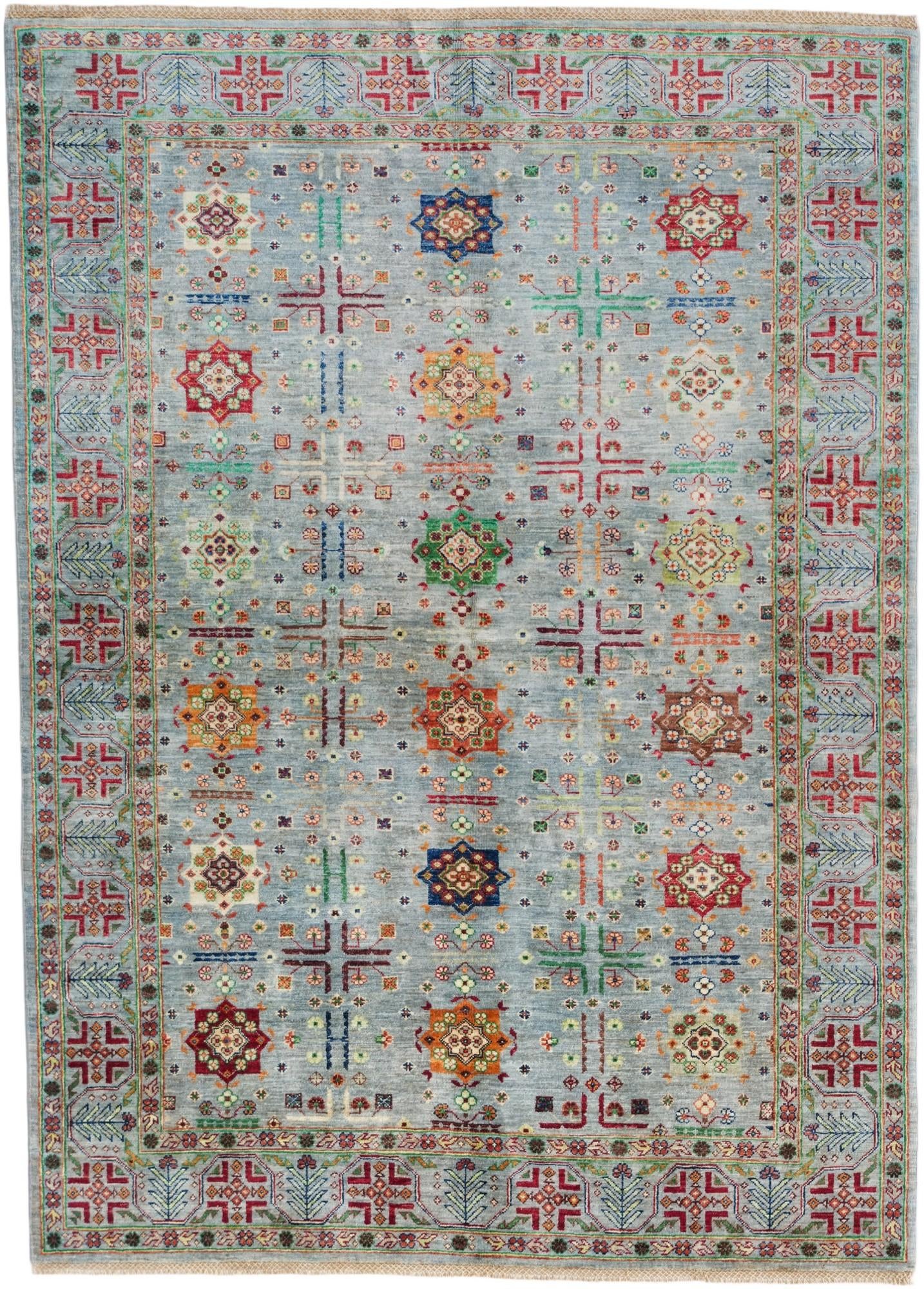 5' 9 x 8' Hand Knotted Ariana Ziegler Rug
