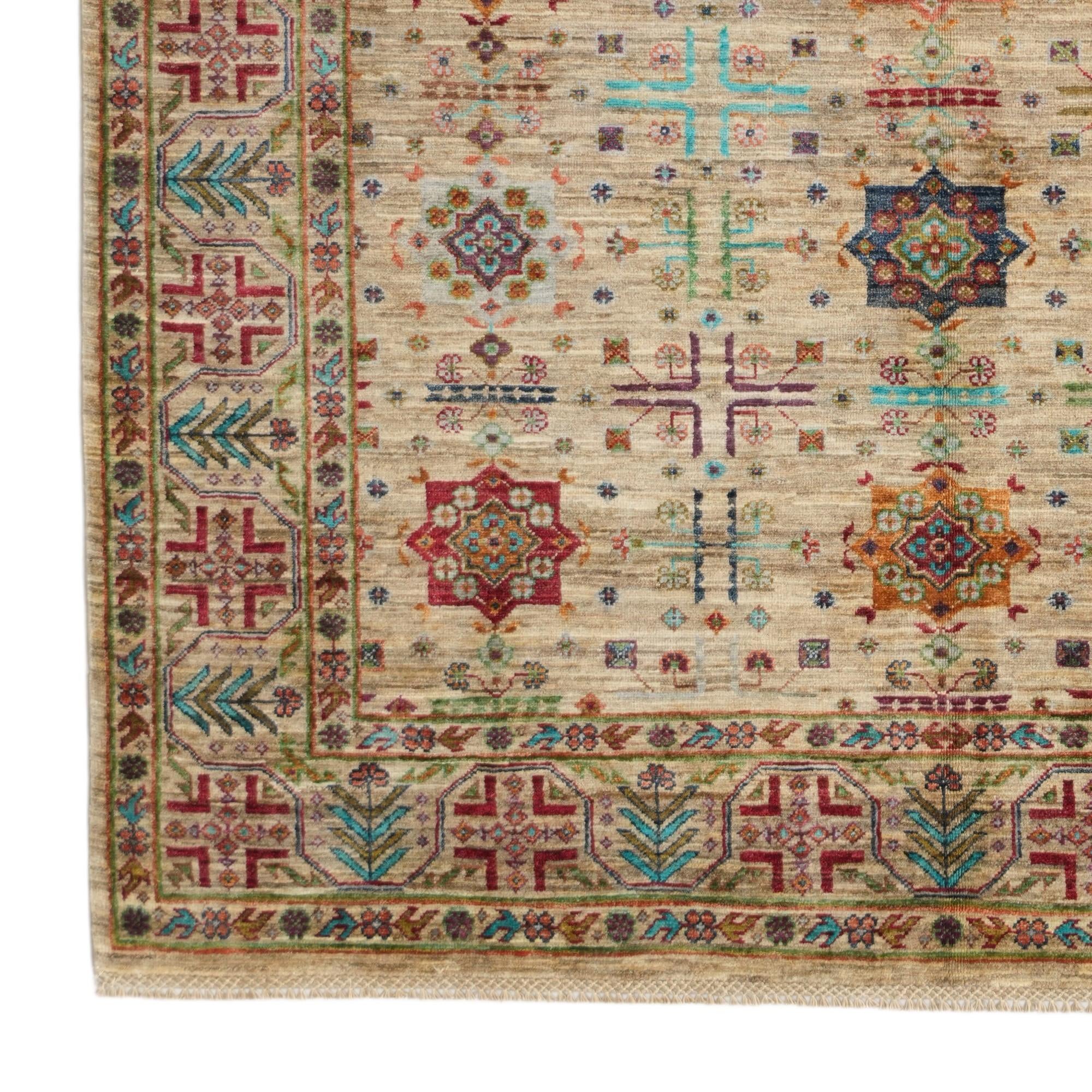5' 7 x 7' 7 Hand Knotted Ariana Ziegler Rug