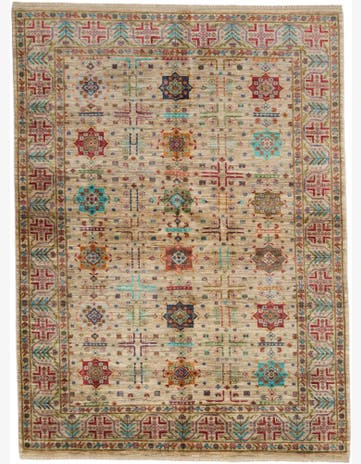 5' 7 x 7' 7 Hand Knotted Ariana Ziegler Rug