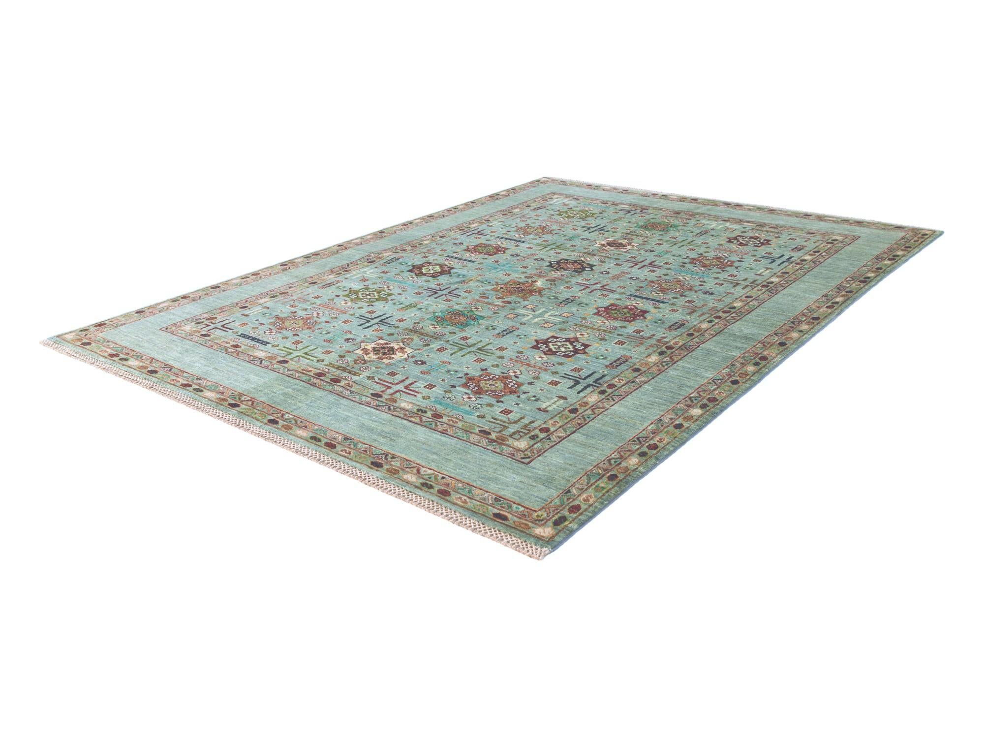 5' 9 x 7' 8 Hand Knotted Ariana Ziegler Rug