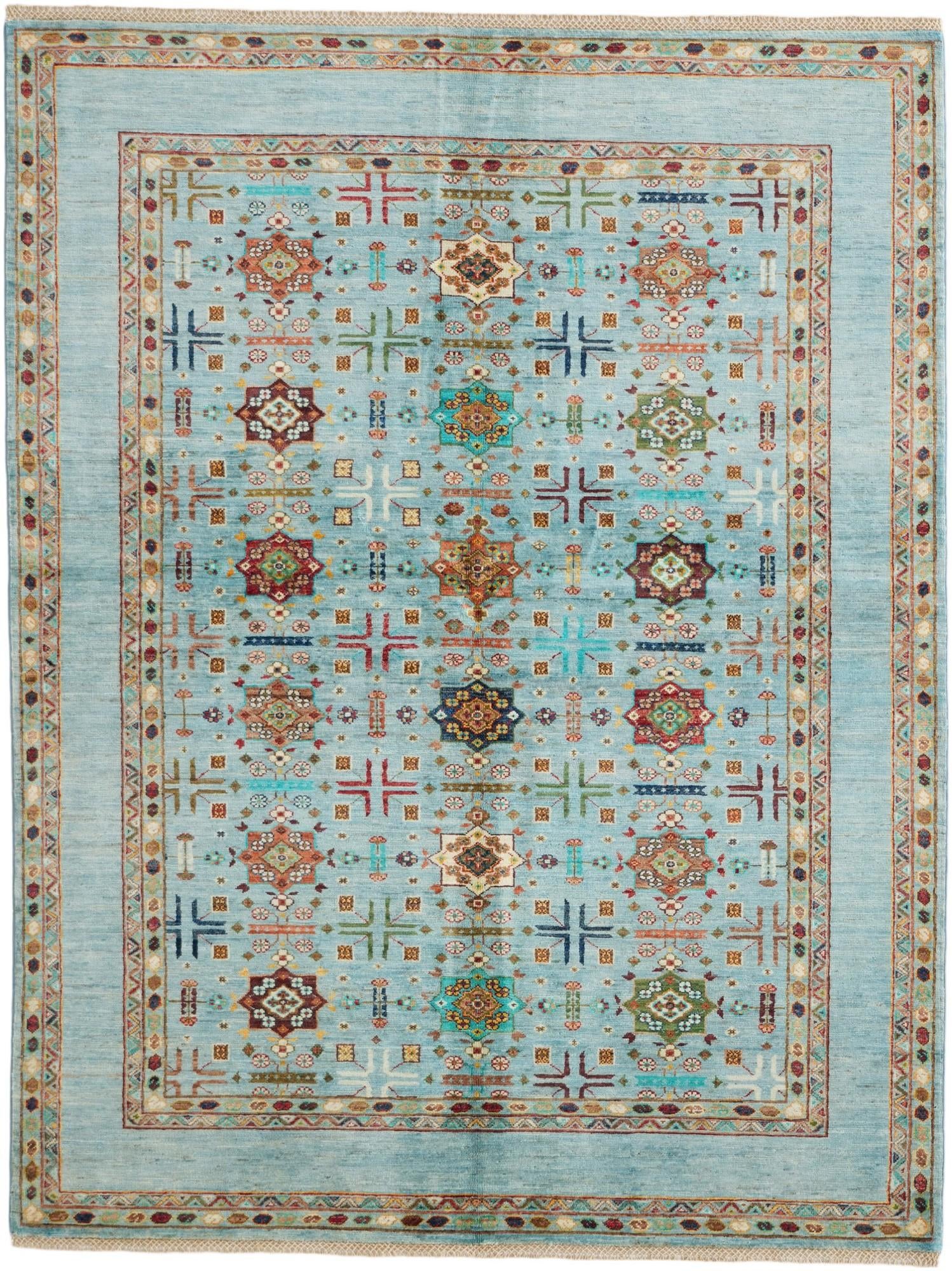 5' 9 x 7' 8 Hand Knotted Ariana Ziegler Rug