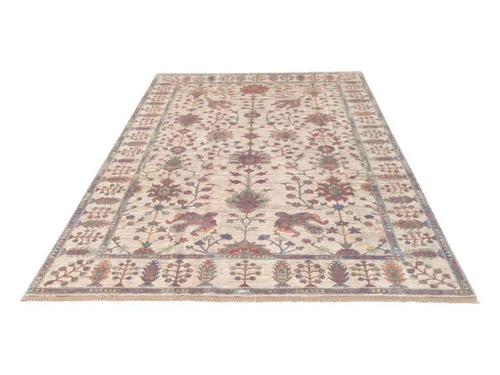 6' 7 x 9' 10 Hand Knotted Ariana Ziegler Rug