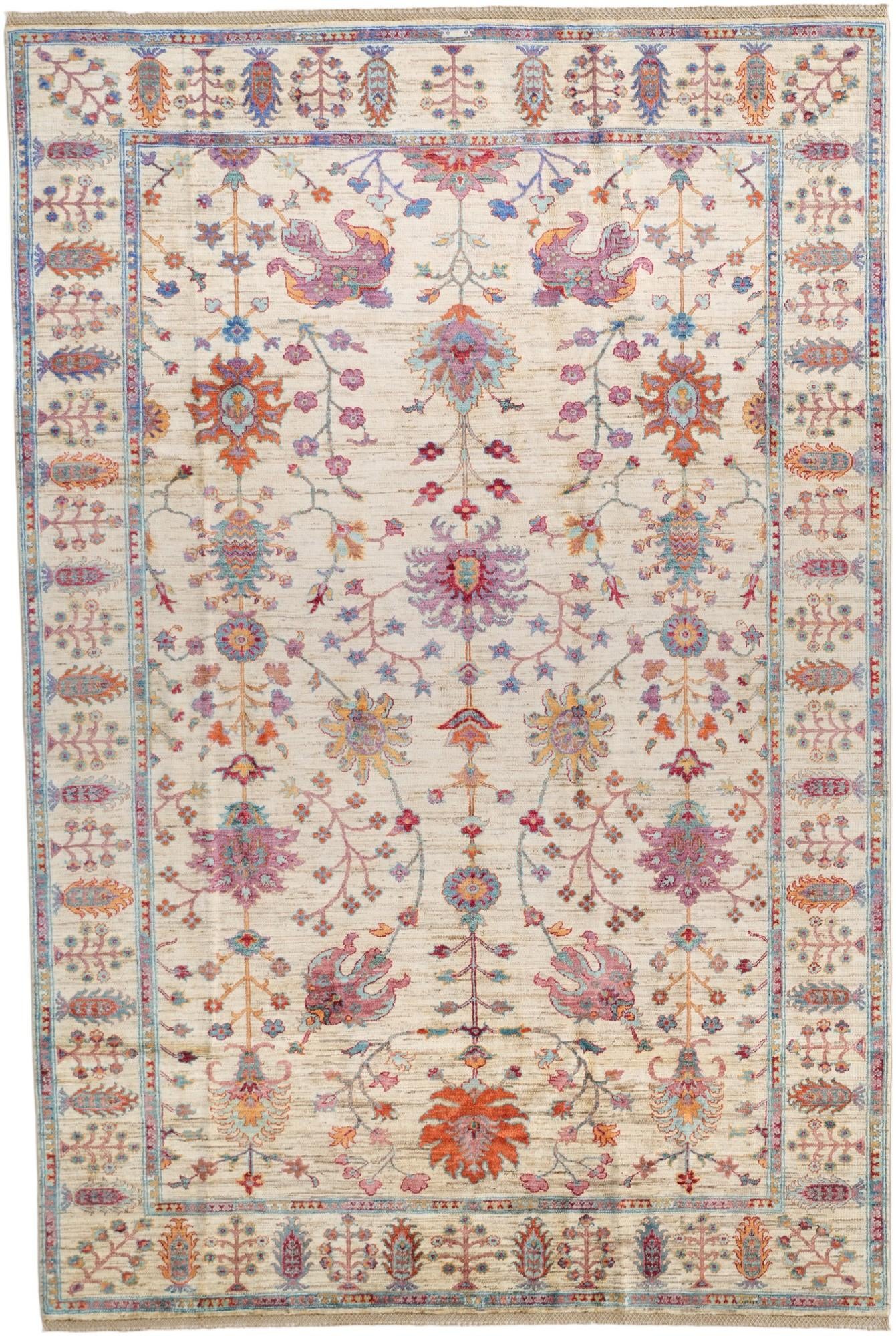 6' 7 x 9' 10 Hand Knotted Ariana Ziegler Rug