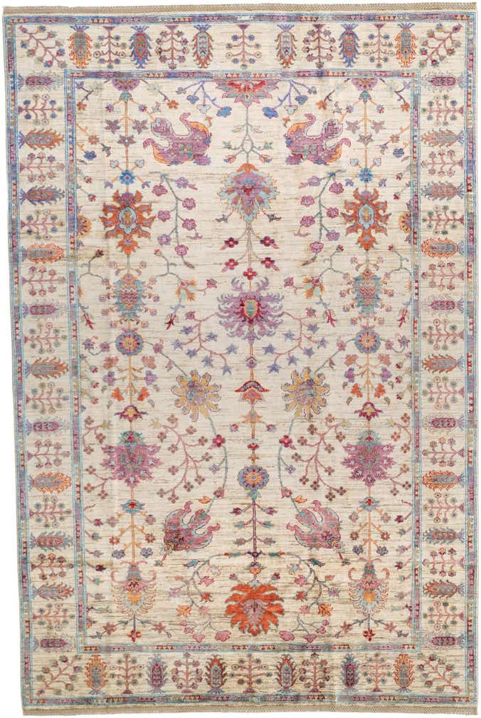 6' 7 x 9' 10 Hand Knotted Ariana Ziegler Rug