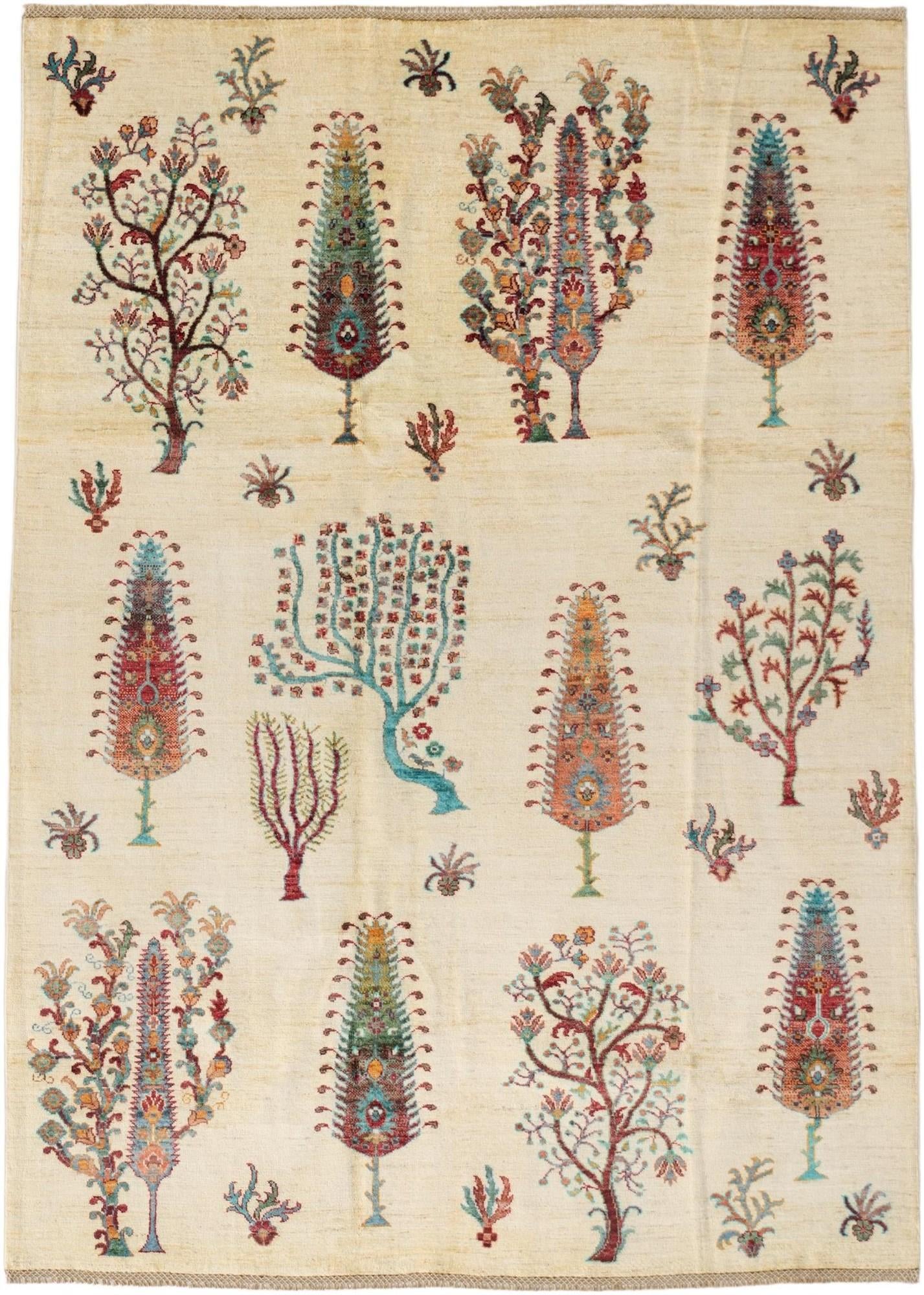 5' 7 x 7' 10 Hand Knotted Ariana Ziegler Rug