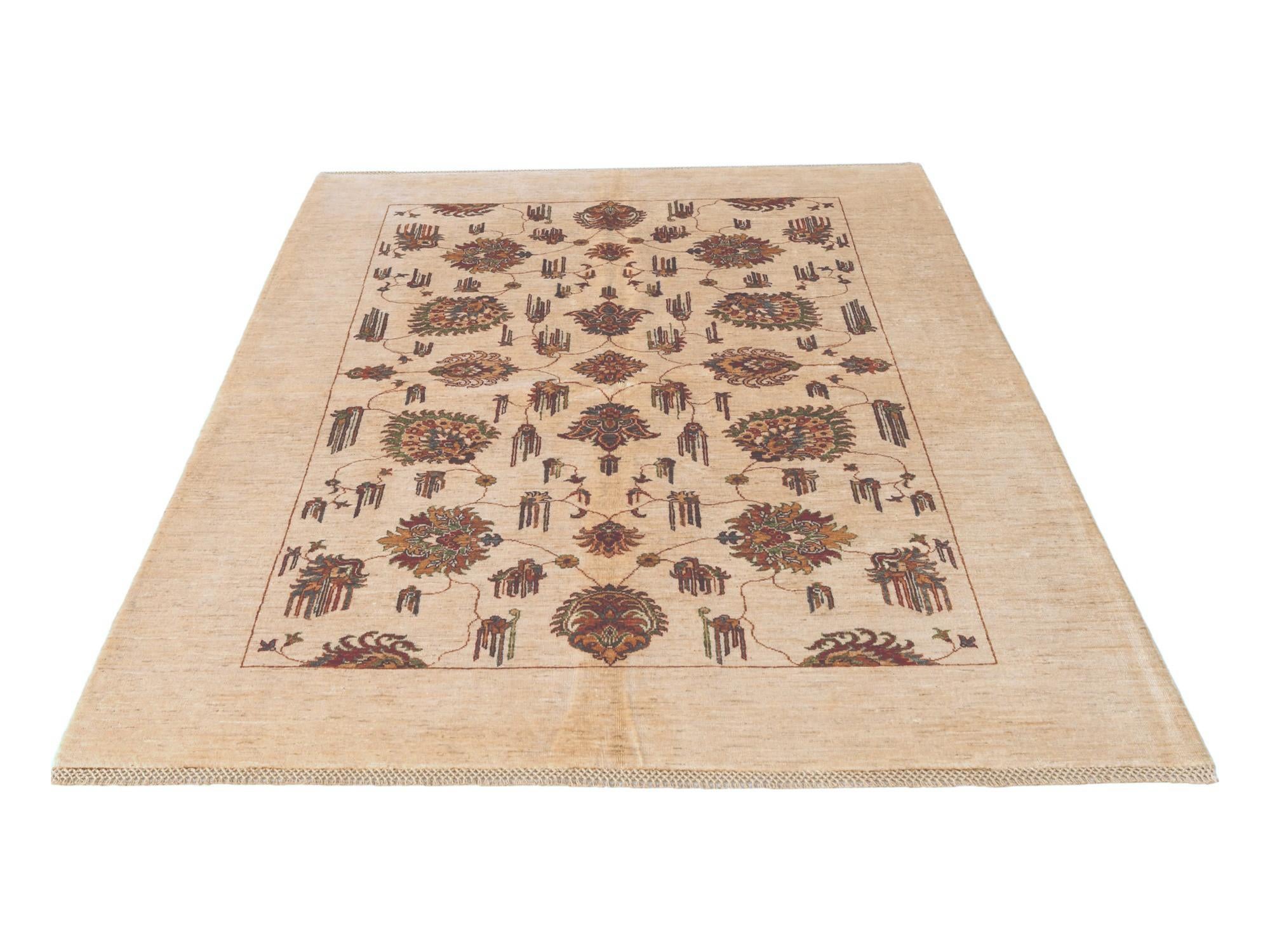 5' 10 x 7' 10 Hand Knotted Ariana Ziegler Rug