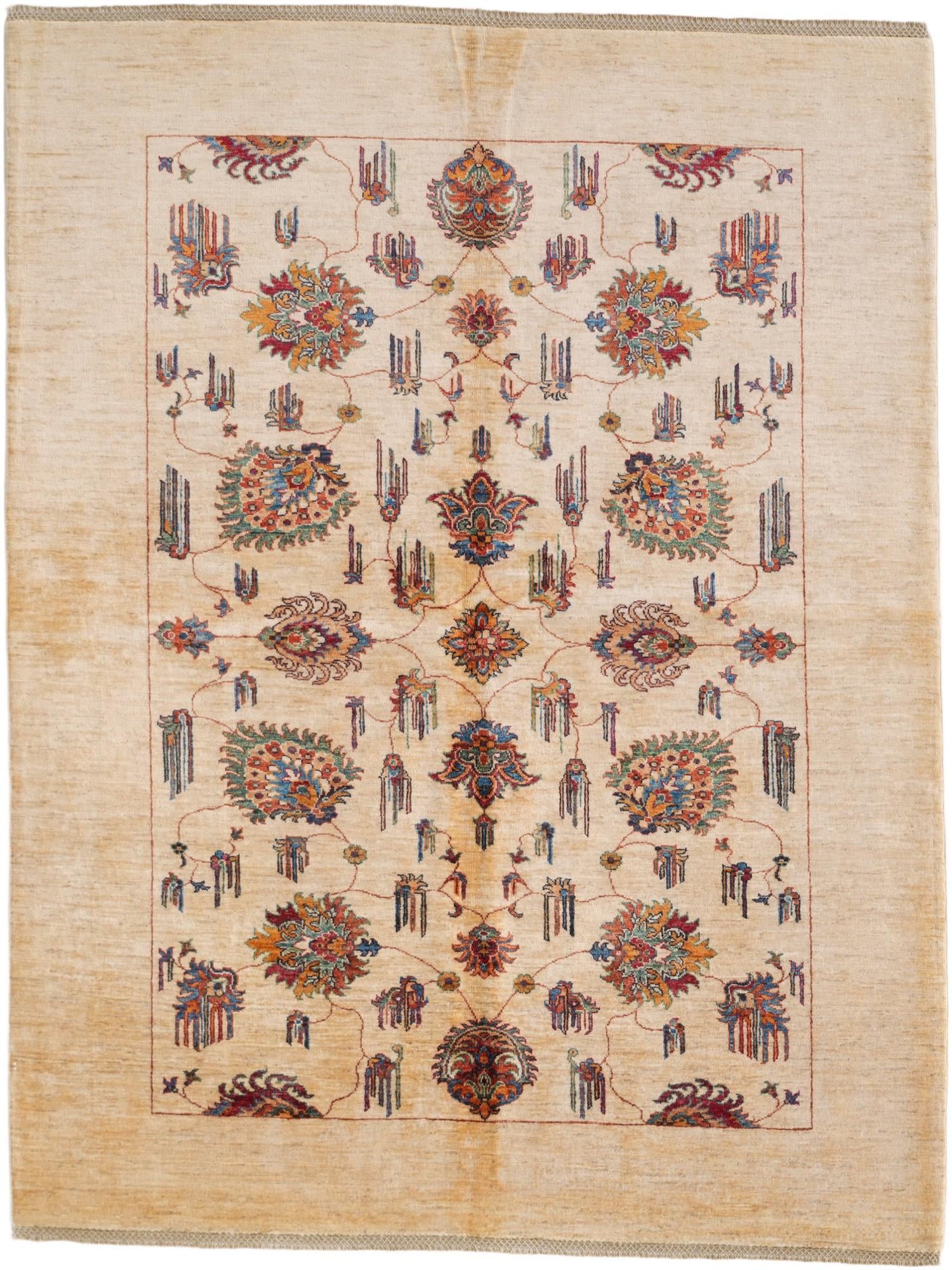 5' 10 x 7' 10 Hand Knotted Ariana Ziegler Rug