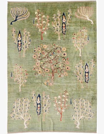 6' 8 x 9' 10 Hand Knotted Ariana Ziegler Rug