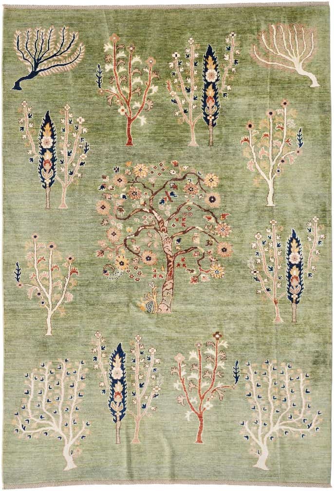 6' 8 x 9' 10 Hand Knotted Ariana Ziegler Rug