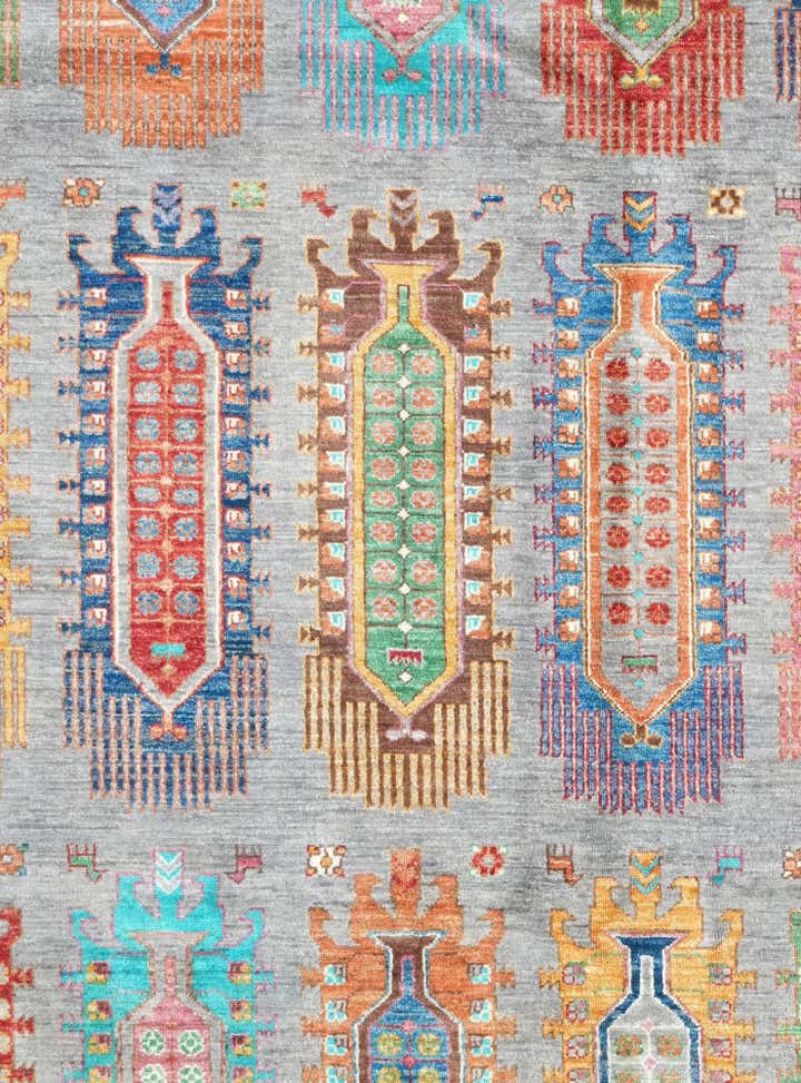 6' 11 x 10' 4 Hand Knotted Ariana Ziegler Rug