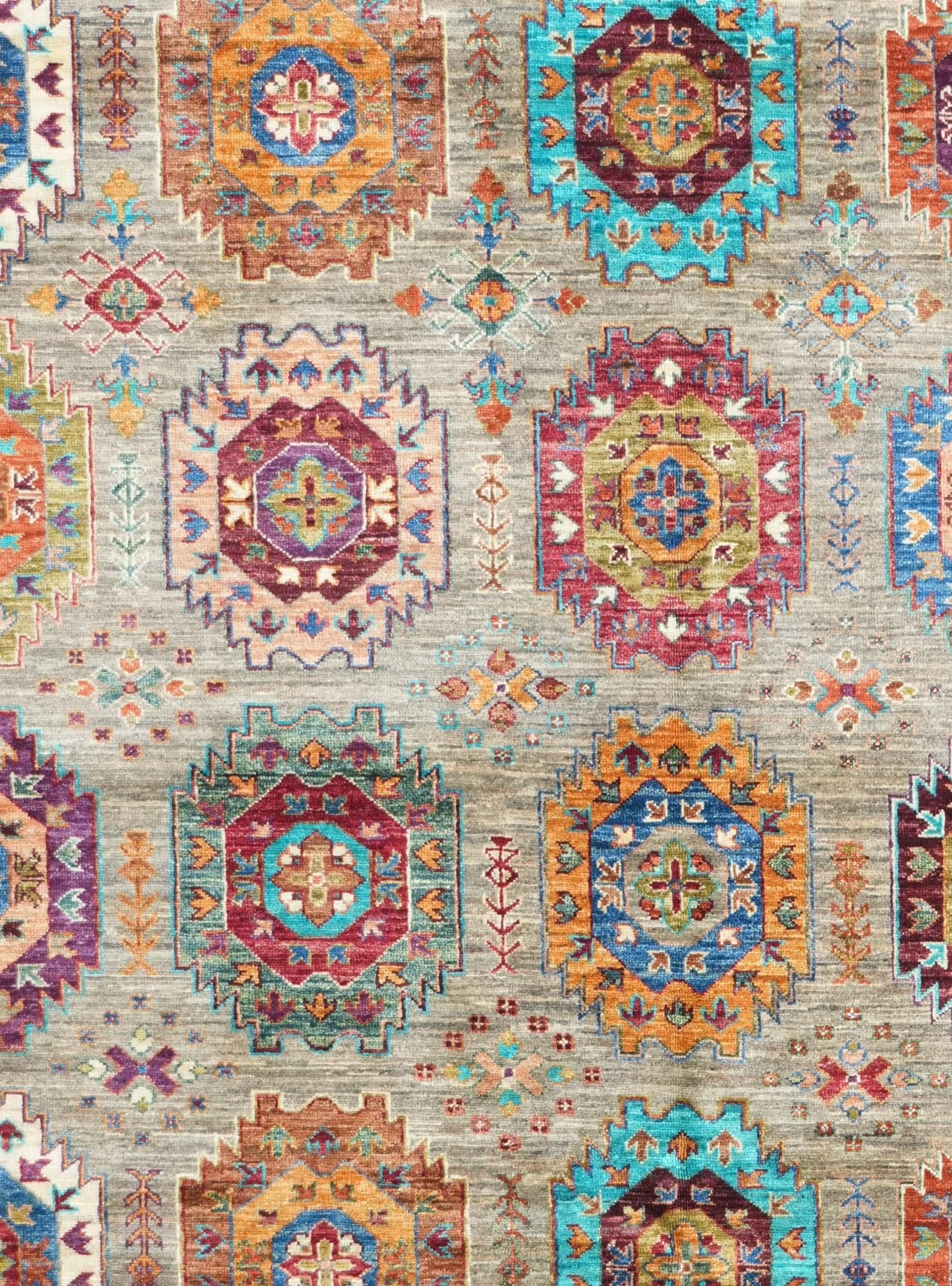 7' 1 x 9' 11 Hand Knotted Ariana Ziegler Rug