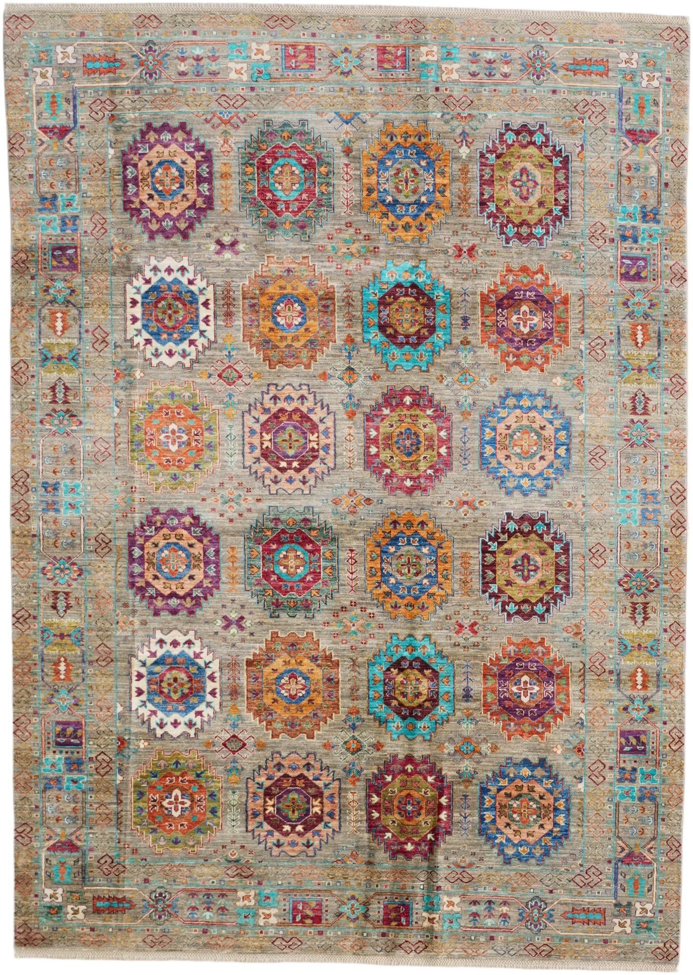 7' 1 x 9' 11 Hand Knotted Ariana Ziegler Rug