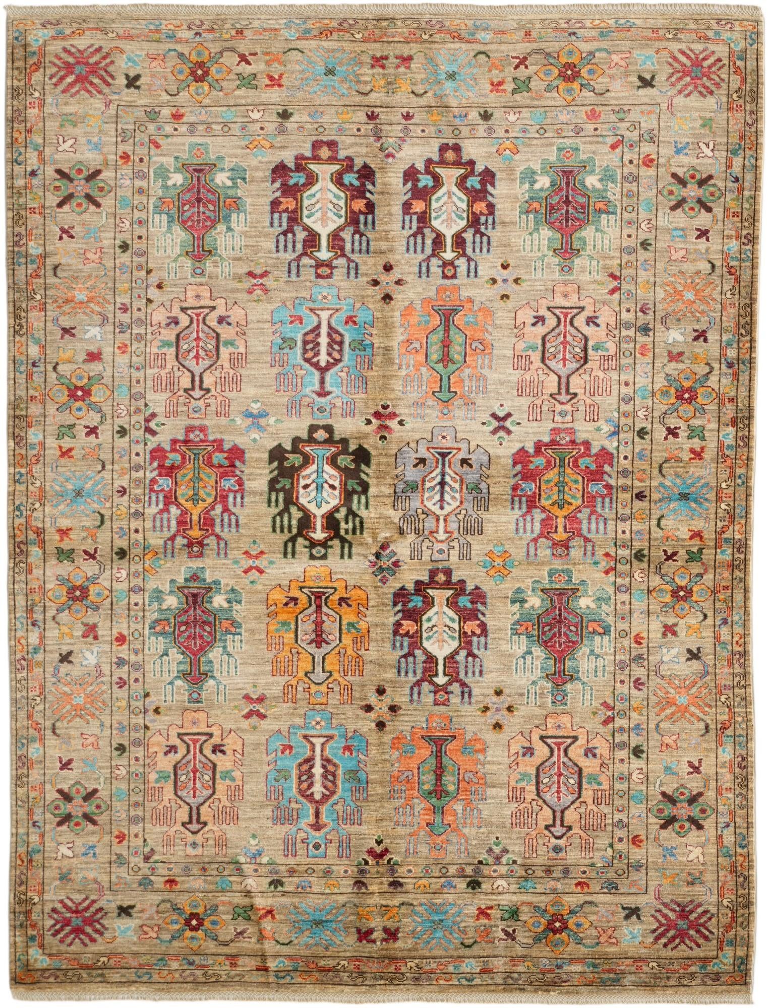 5' 10 x 7' 8 Hand Knotted Ariana Ziegler Rug