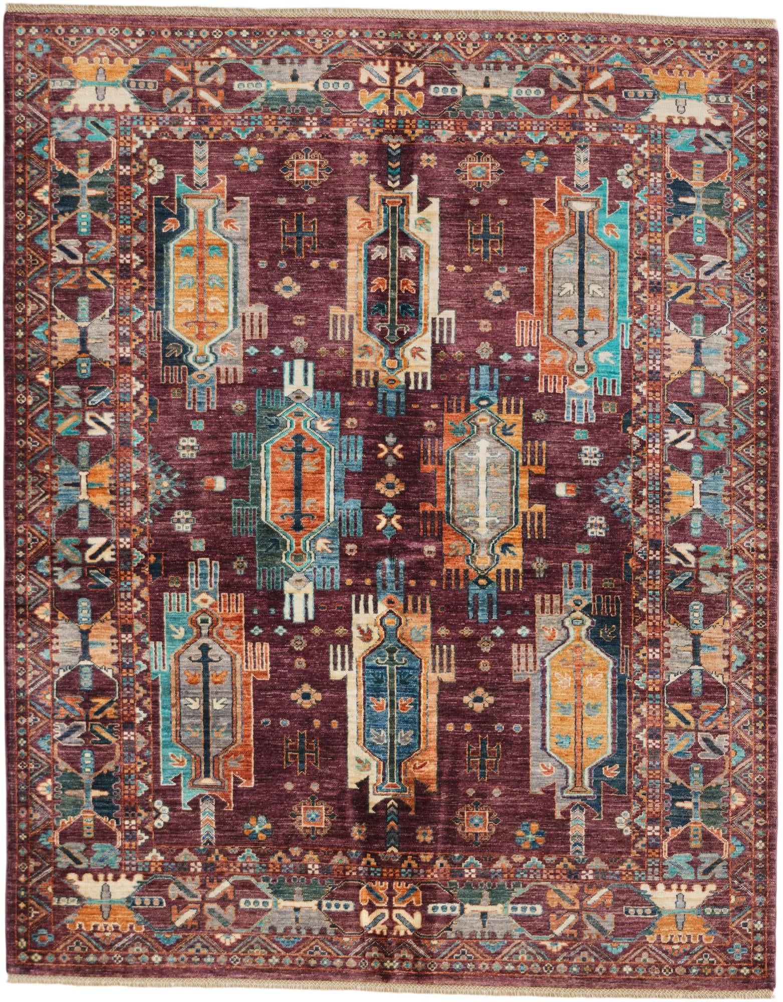 5' 10 x 7' 6 Hand Knotted Ariana Ziegler Rug