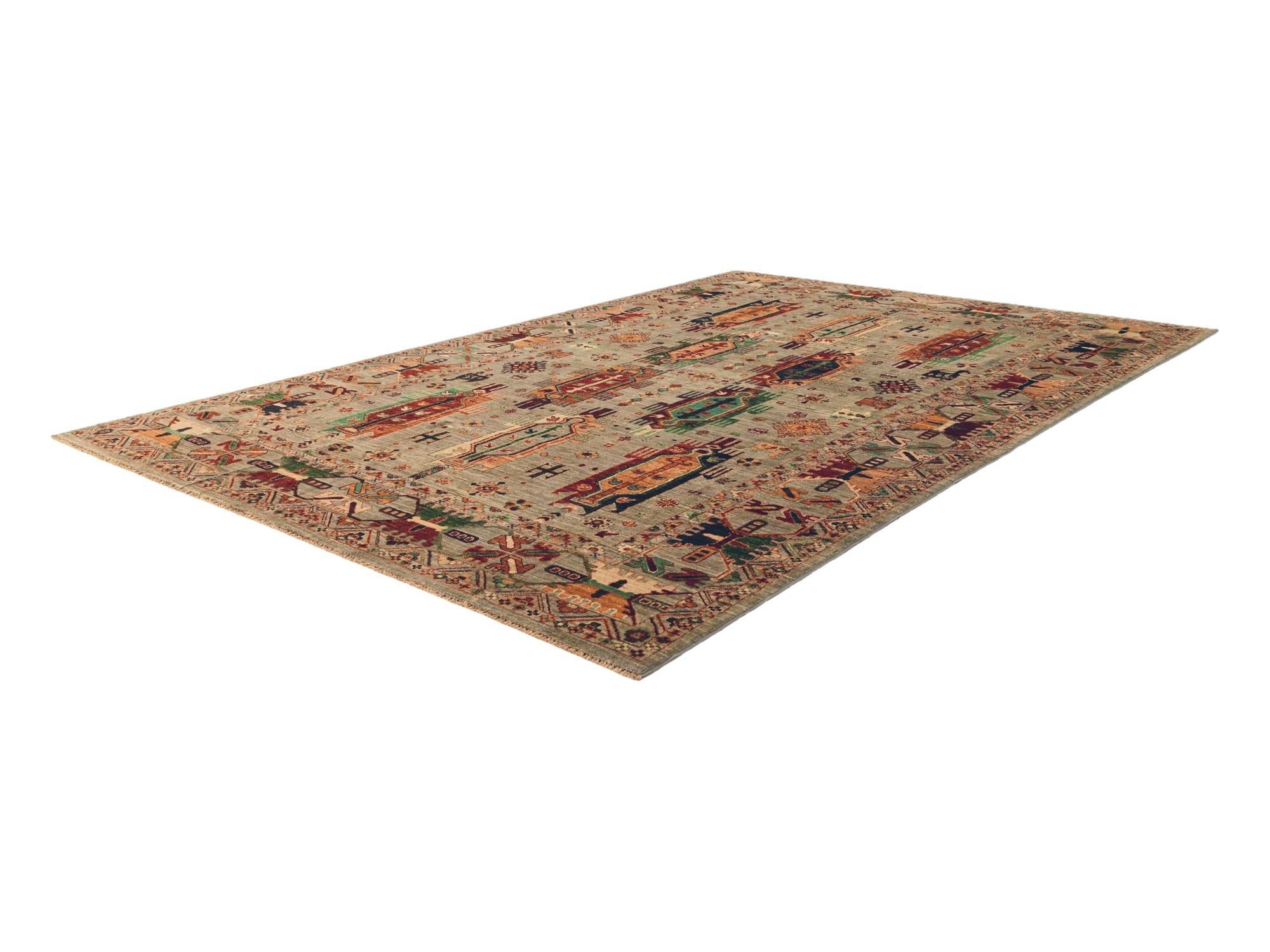 6' 9 x 10' 2 Hand Knotted Ariana Ziegler Rug