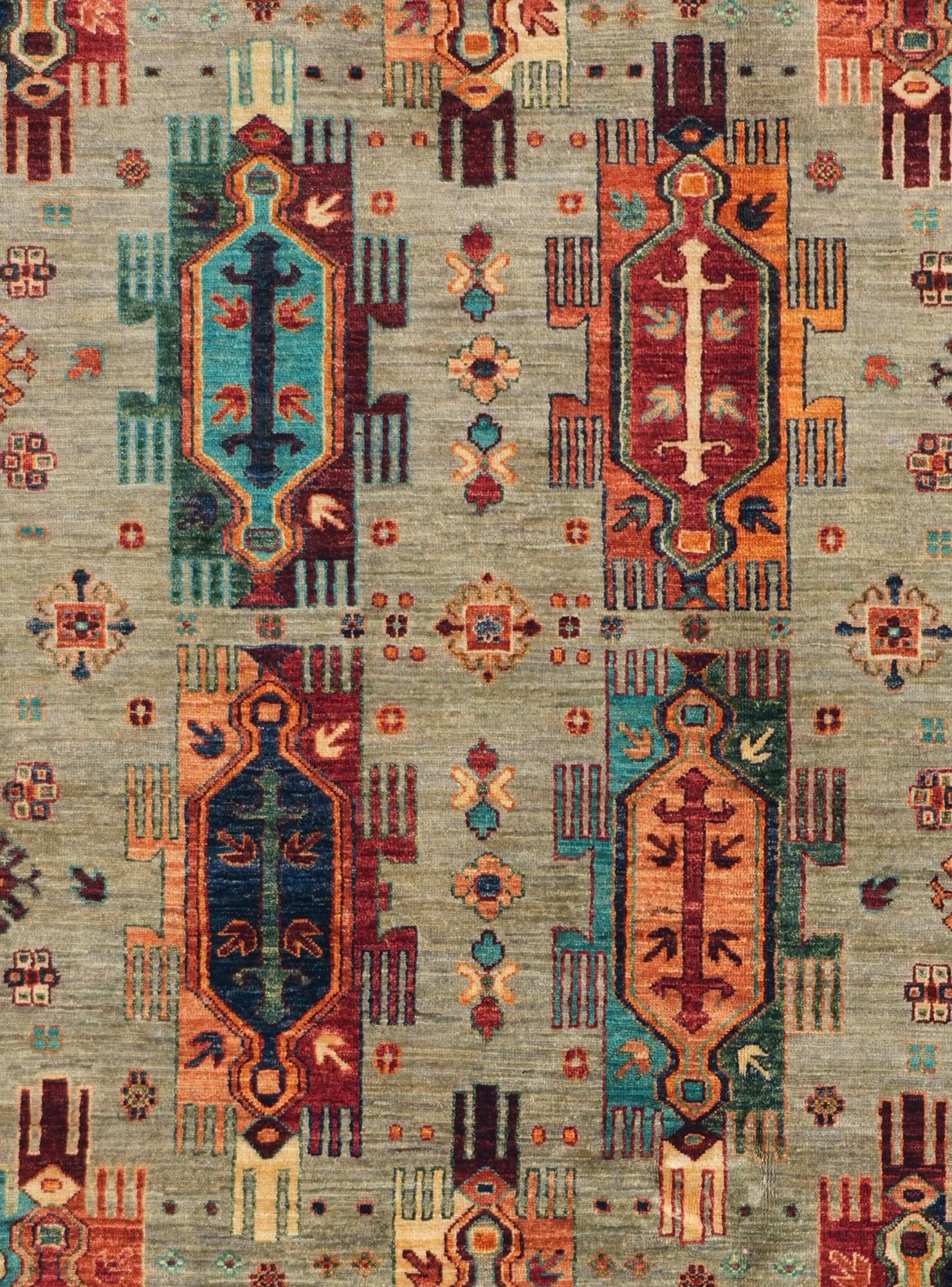 6' 9 x 10' 2 Hand Knotted Ariana Ziegler Rug