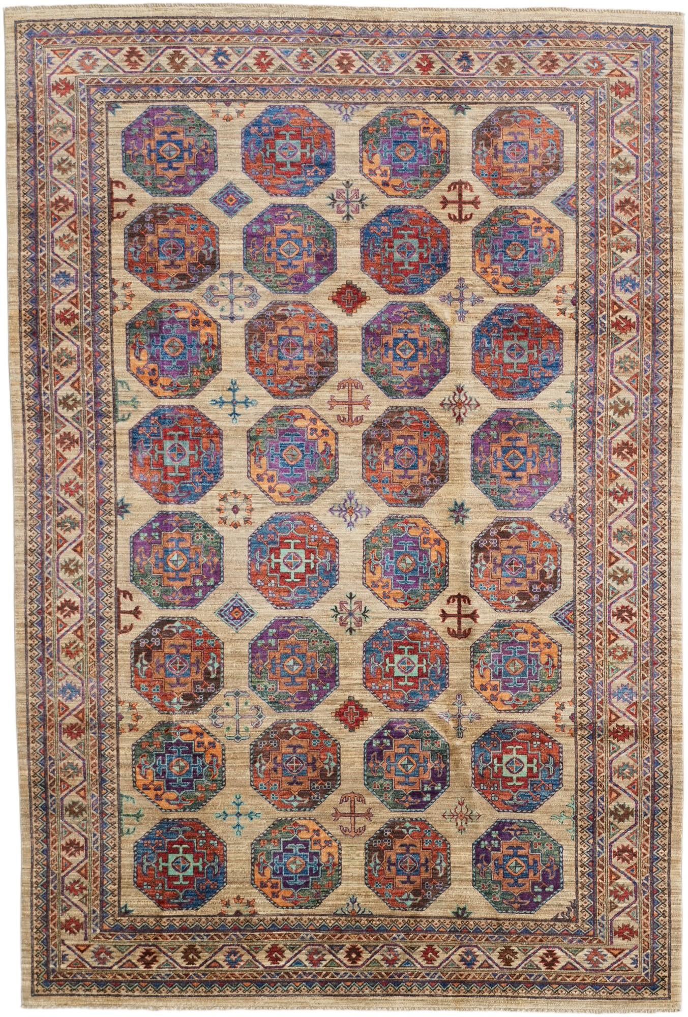 6' 11 x 10' 2 Hand Knotted Ariana Ziegler Rug