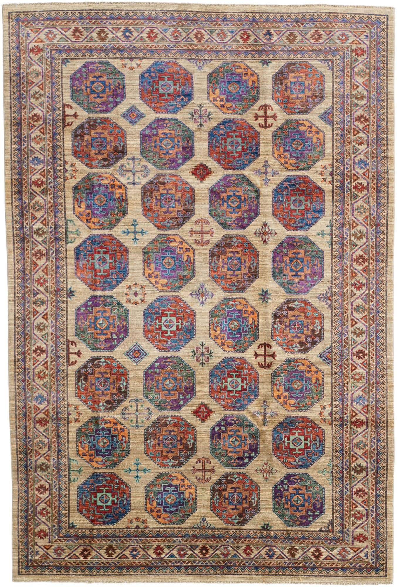 6' 11 x 10' 2 Hand Knotted Ariana Ziegler Rug