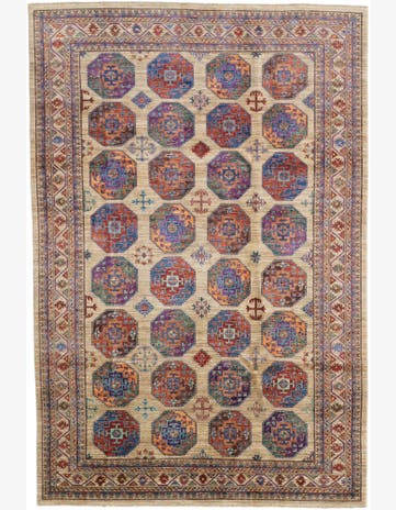6' 11 x 10' 2 Hand Knotted Ariana Ziegler Rug