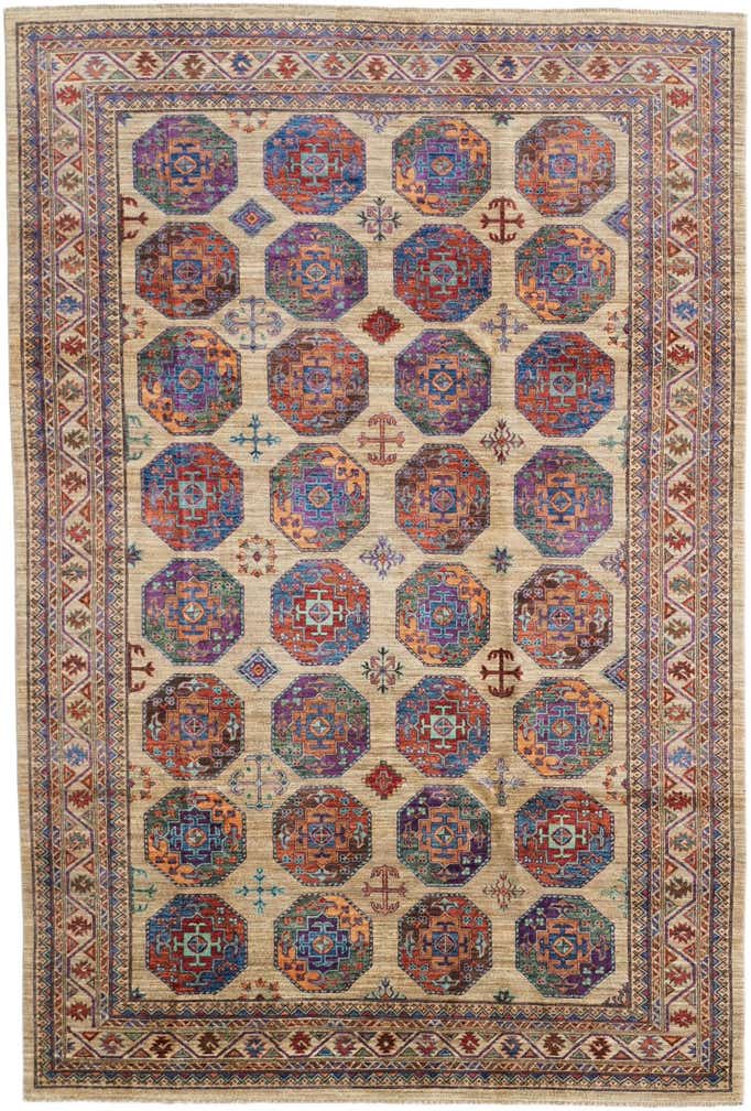 6' 11 x 10' 2 Hand Knotted Ariana Ziegler Rug