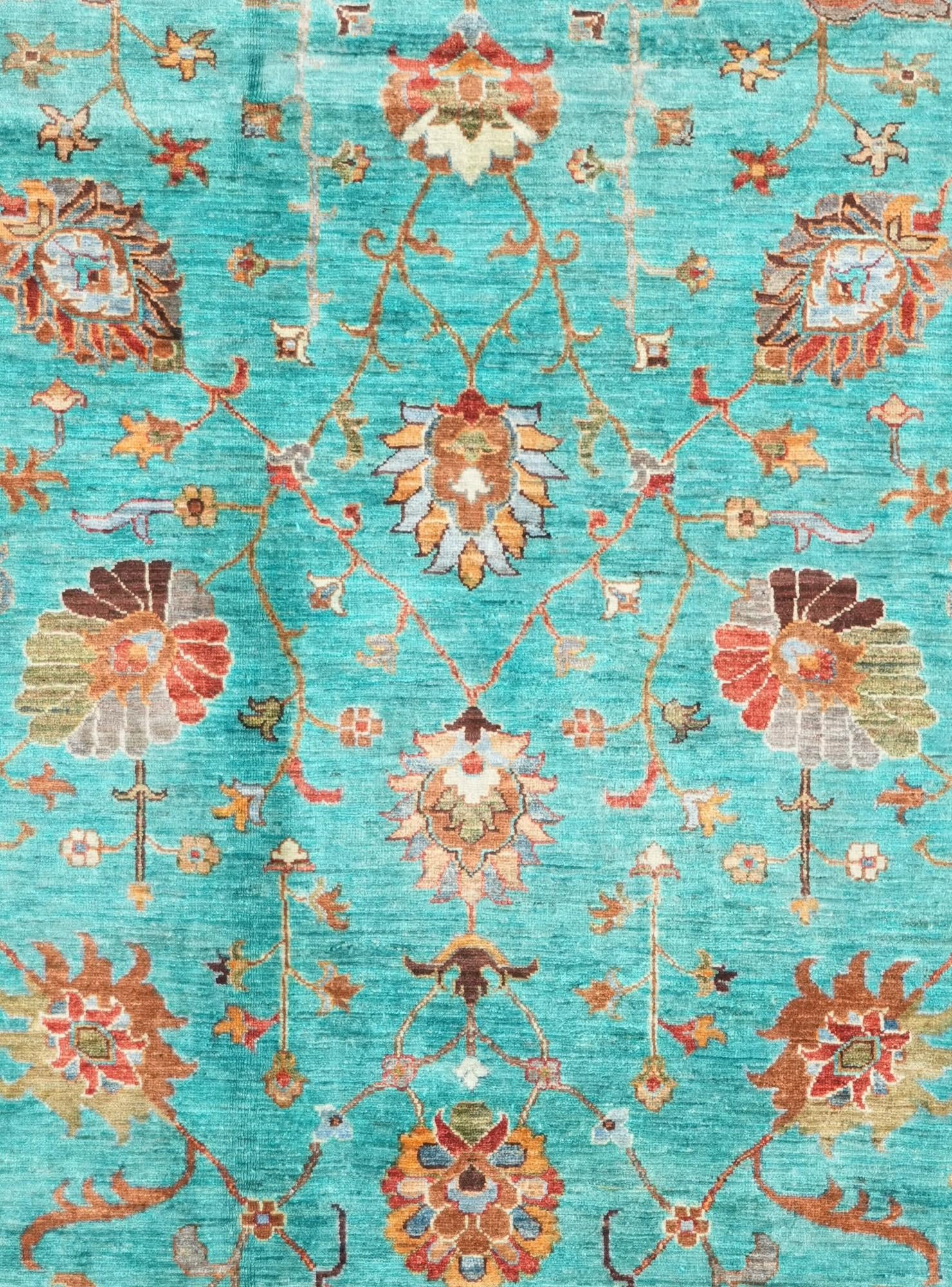 7' x 10' 7 Hand Knotted Ariana Ziegler Rug