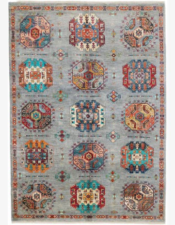 5' 10 x 8' 2 Hand Knotted Ariana Ziegler Rug
