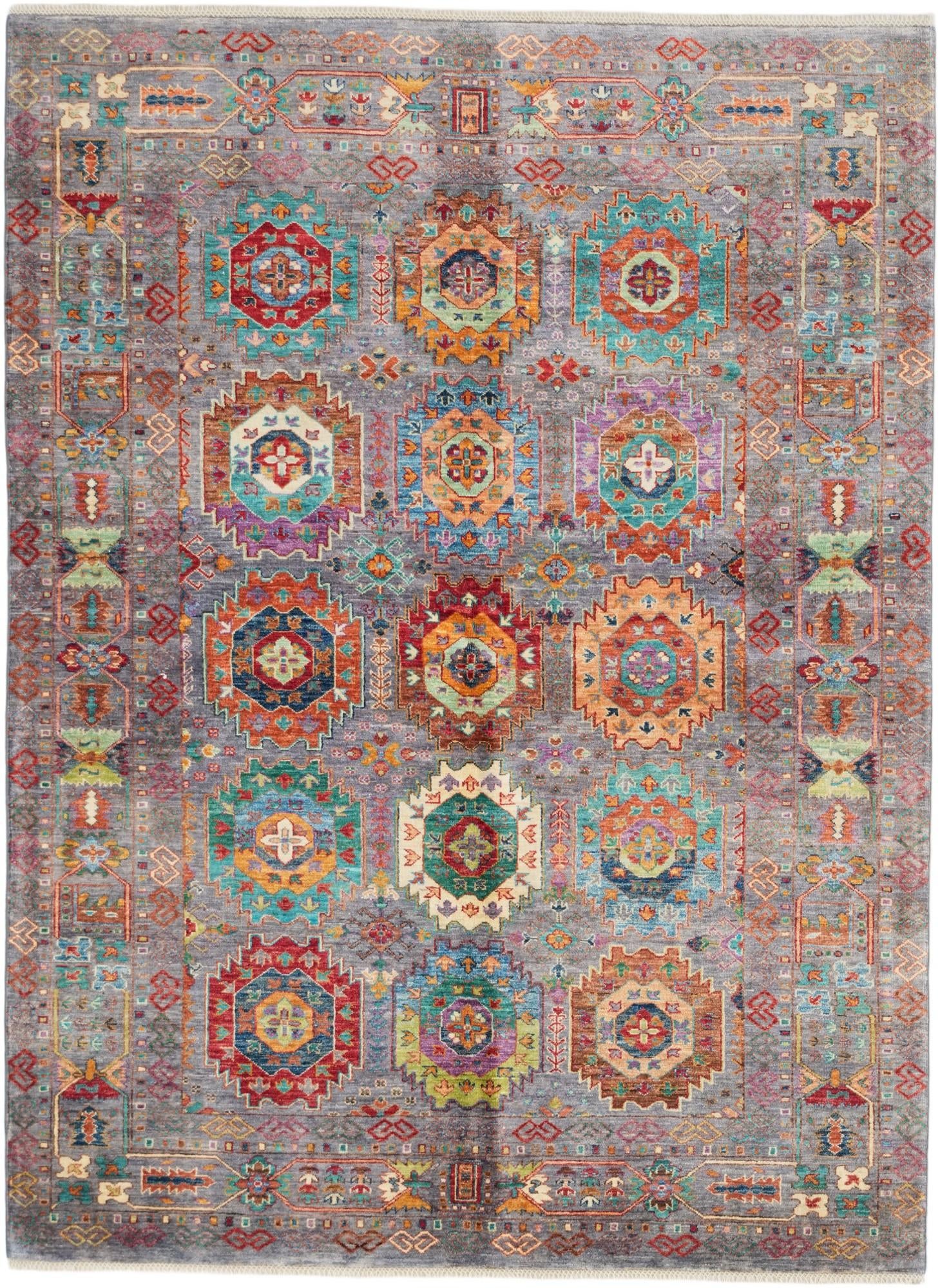 6' 1 x 8' 4 Hand Knotted Ariana Ziegler Rug
