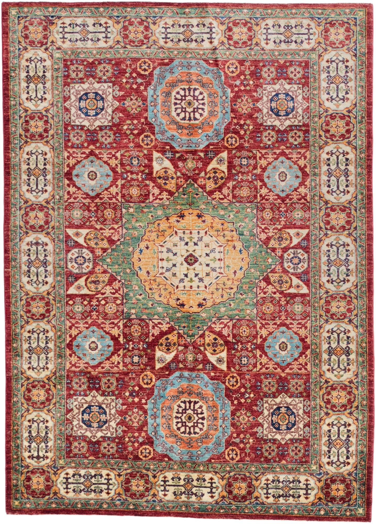 5' 9 x 8' Hand Knotted Ariana Ziegler Rug