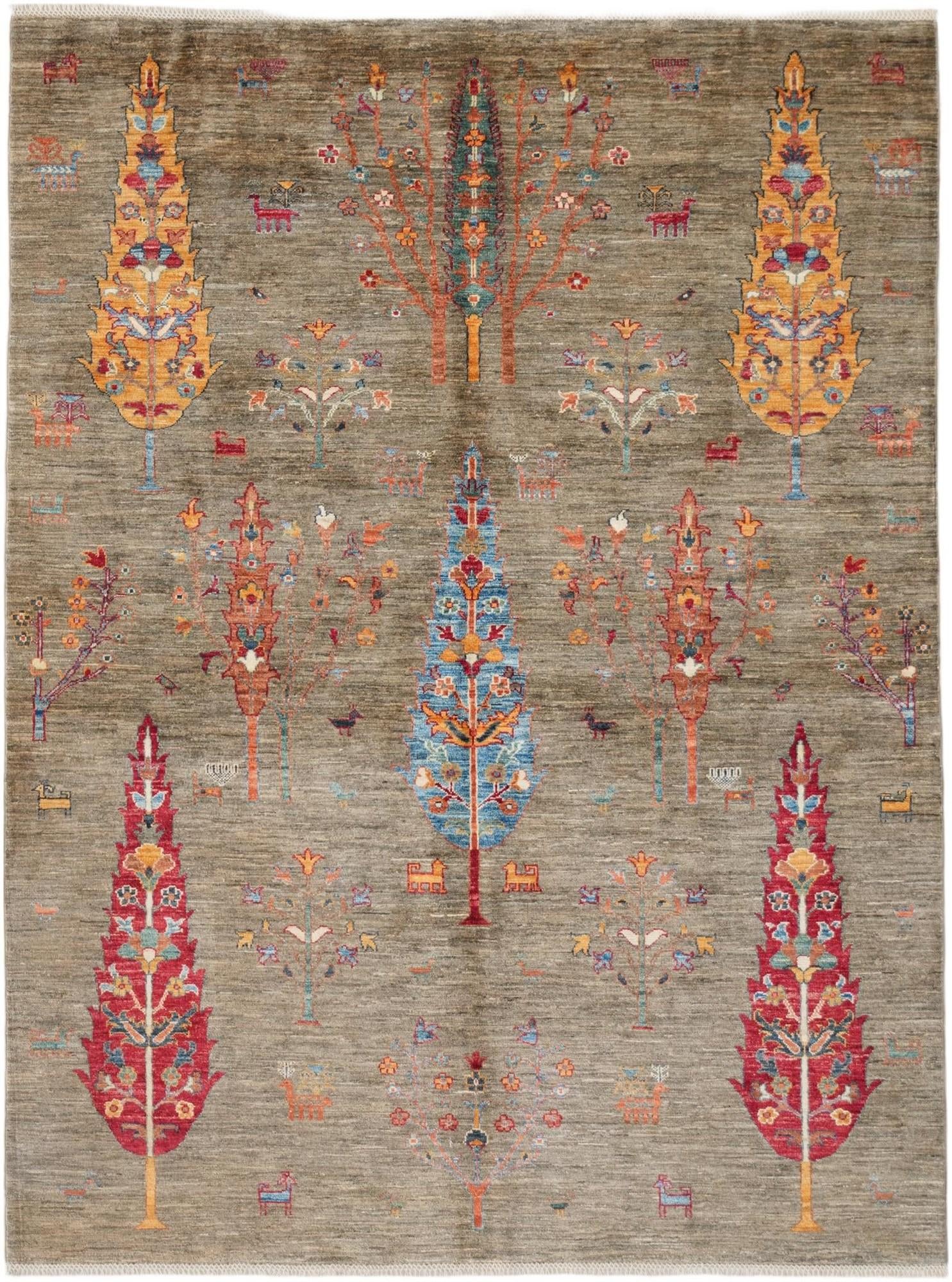 5' 9 x 7' 9 Hand Knotted Ariana Ziegler Rug