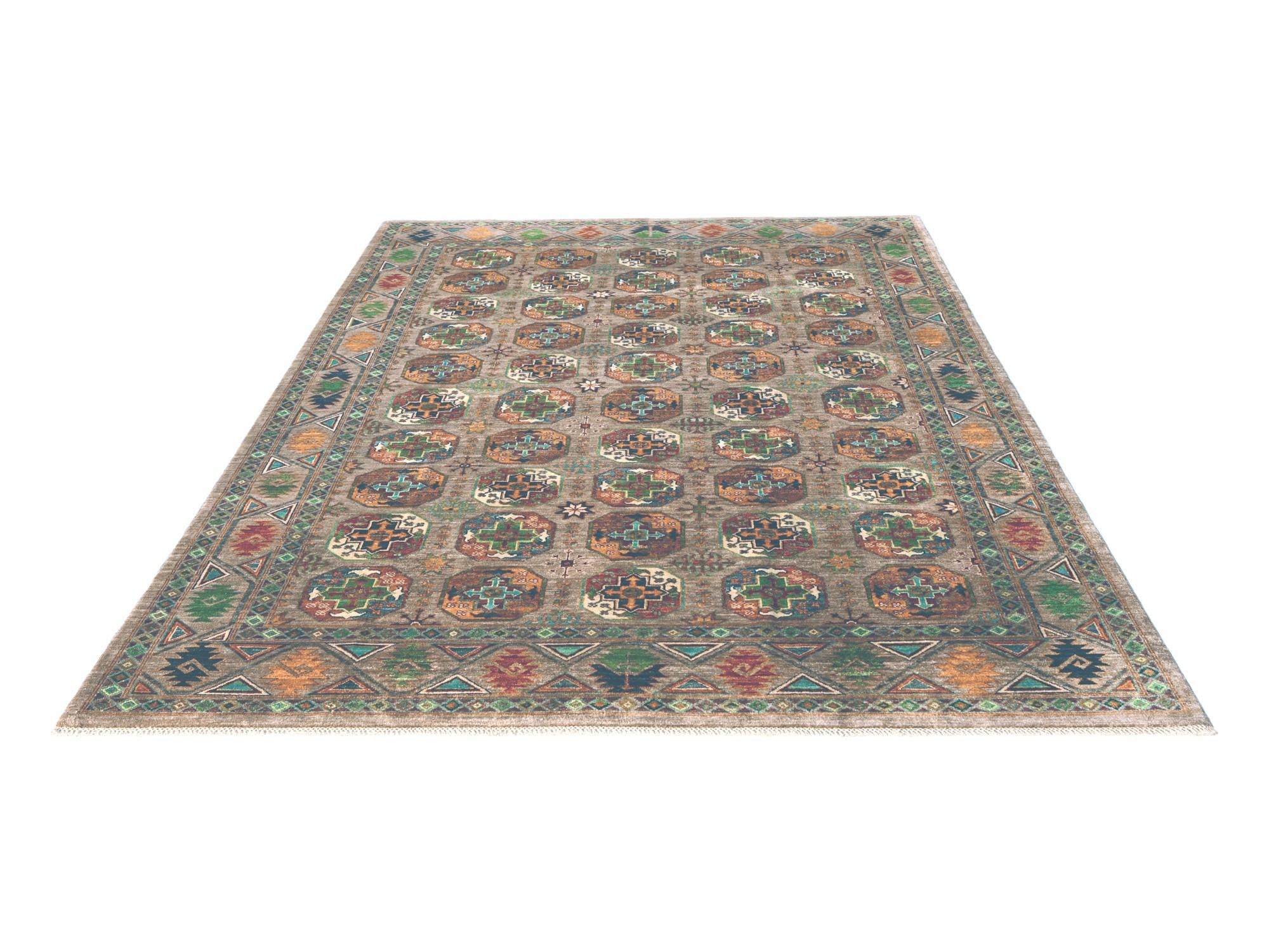 7' x 10' Hand Knotted Ariana Ziegler Rug