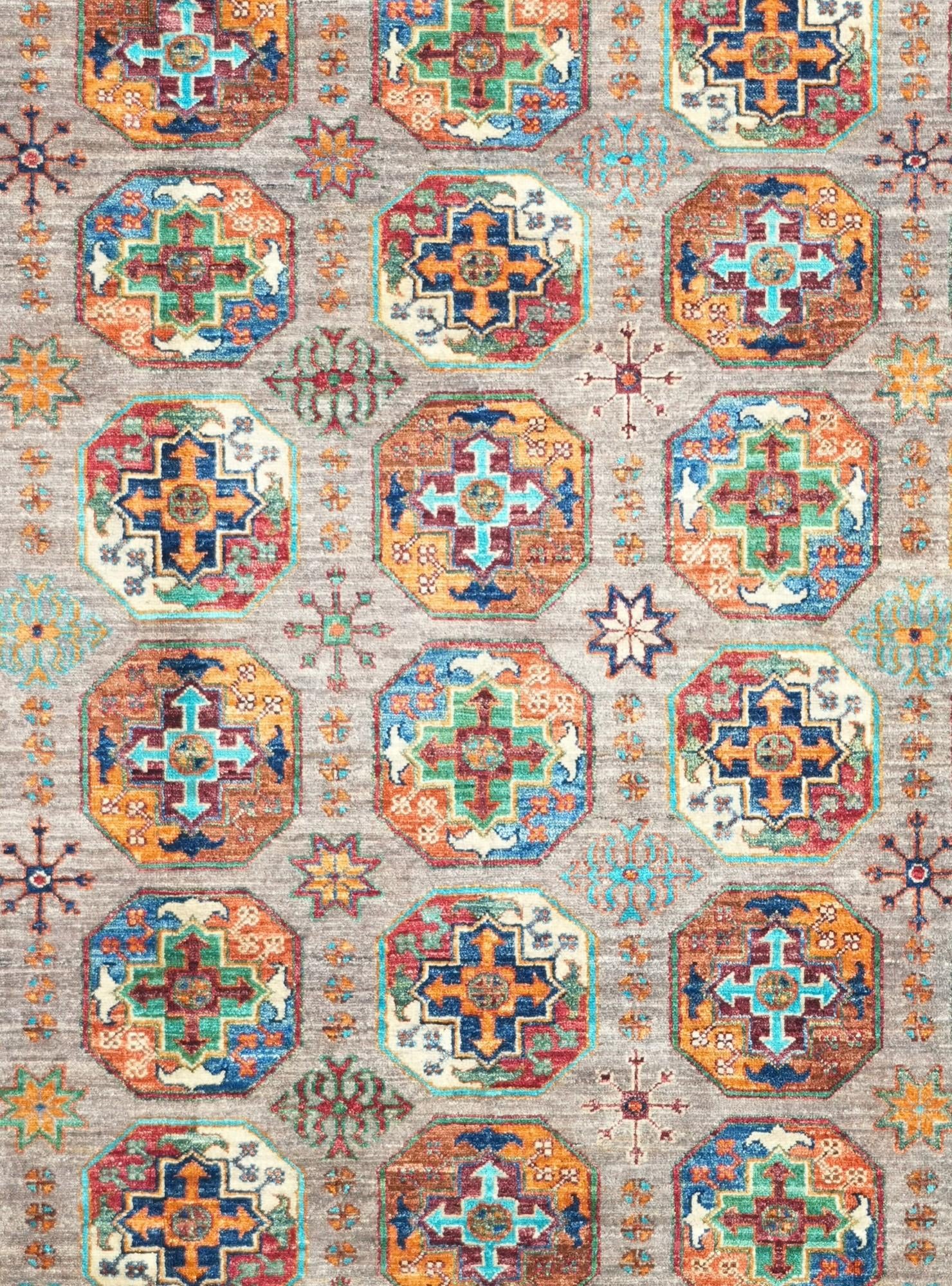 7' x 10' Hand Knotted Ariana Ziegler Rug