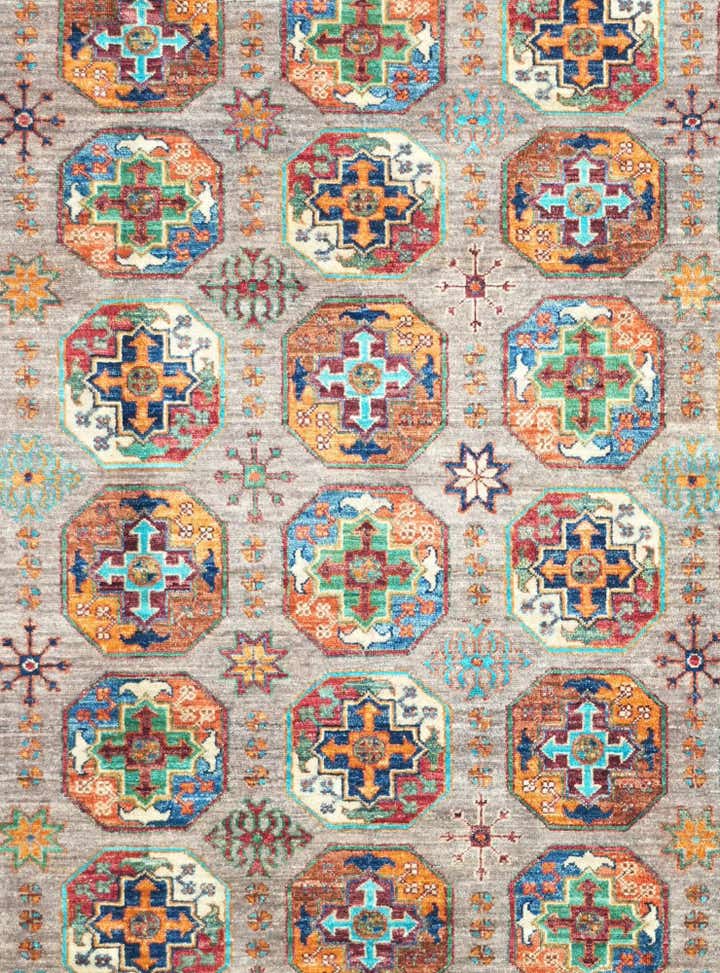 7' x 10' Hand Knotted Ariana Ziegler Rug