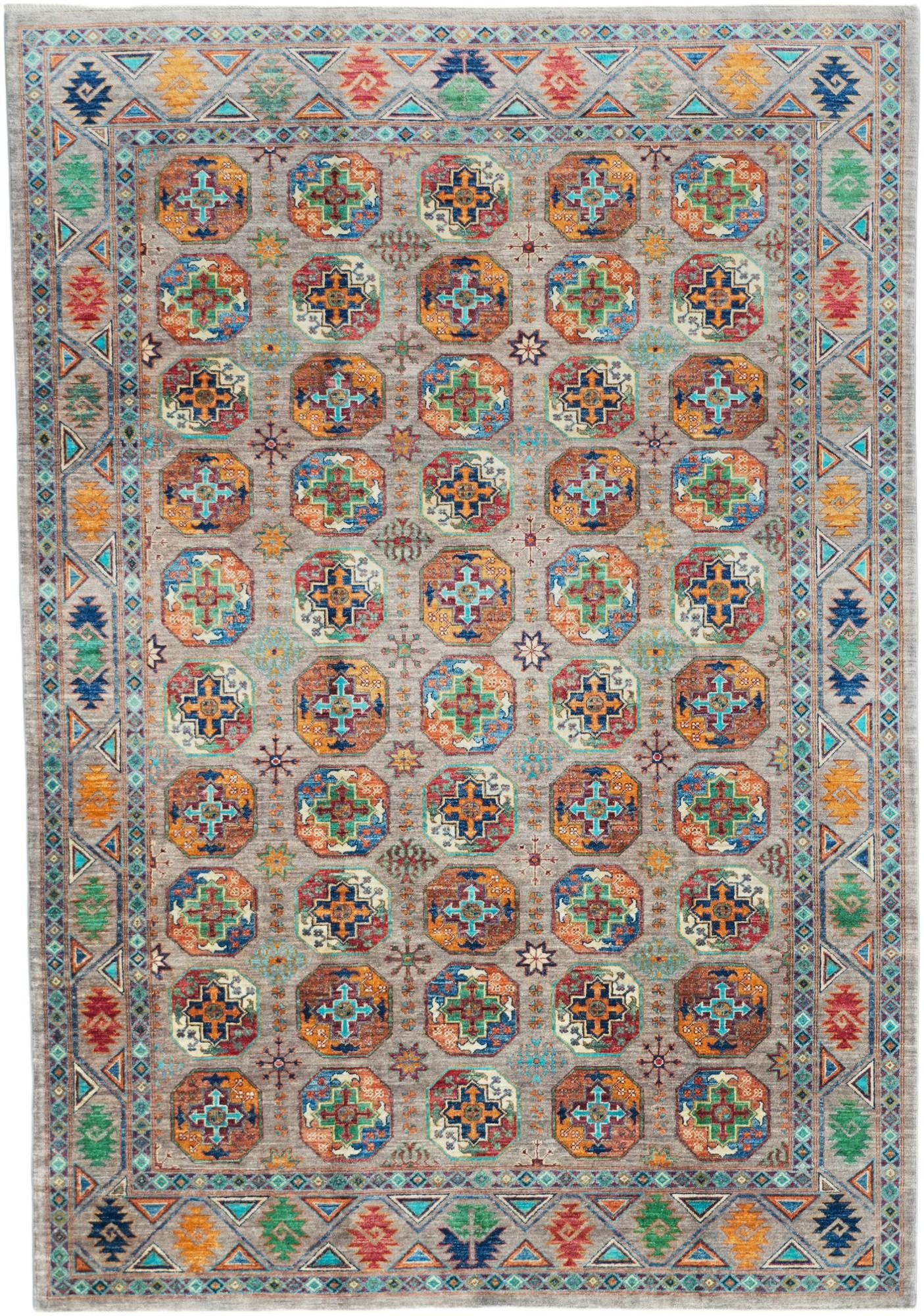 7' x 10' Hand Knotted Ariana Ziegler Rug