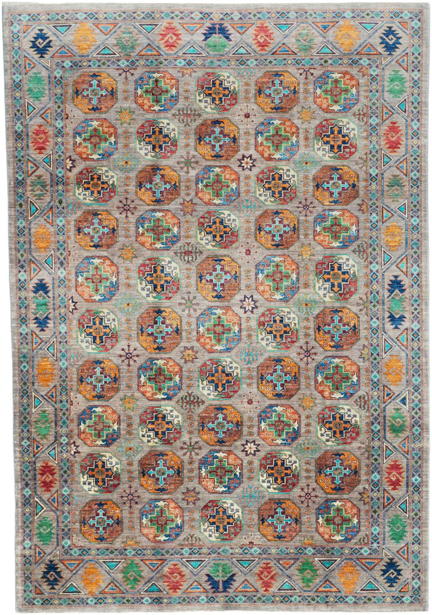 7' x 10' Hand Knotted Ariana Ziegler Rug